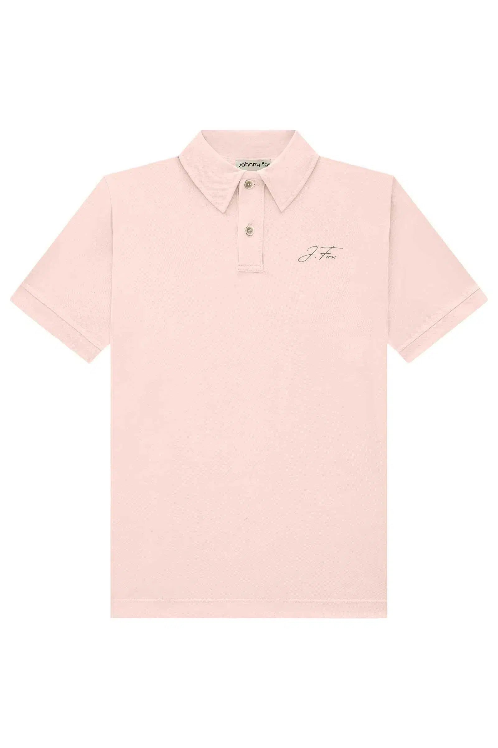 Camisa Polo em Piquet com Elastano 75375 Johnny Fox