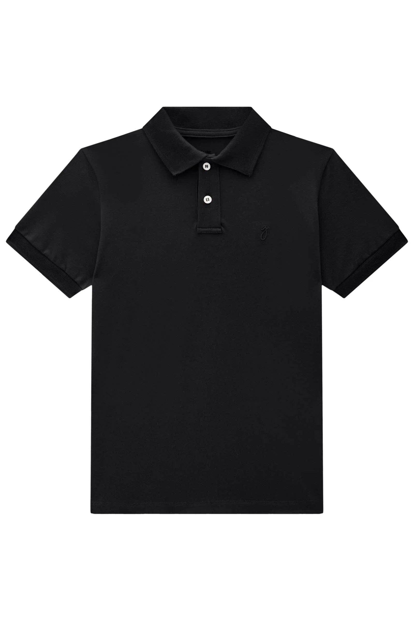 Camisa Polo em Piquet com Elastano 77301 Johnny Fox