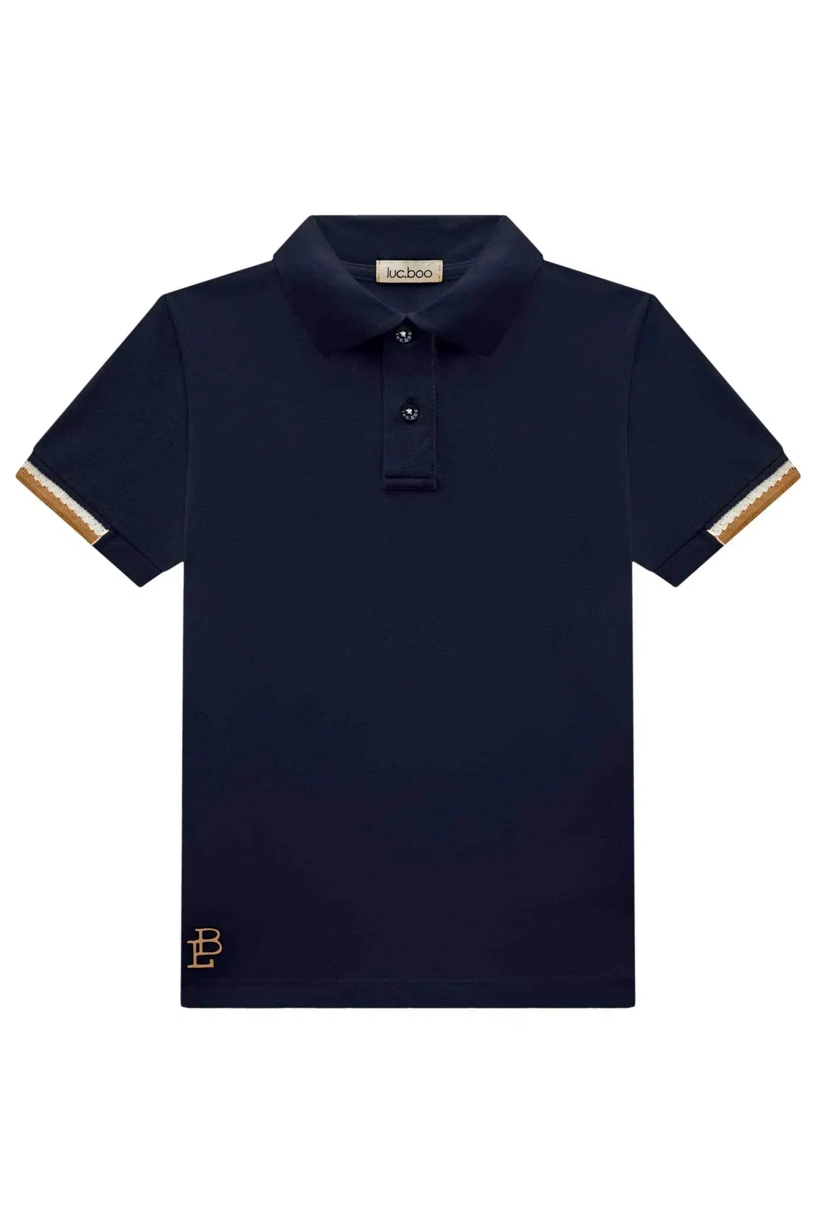 Camisa Polo em Piquet com Elastano 77349 LucBoo