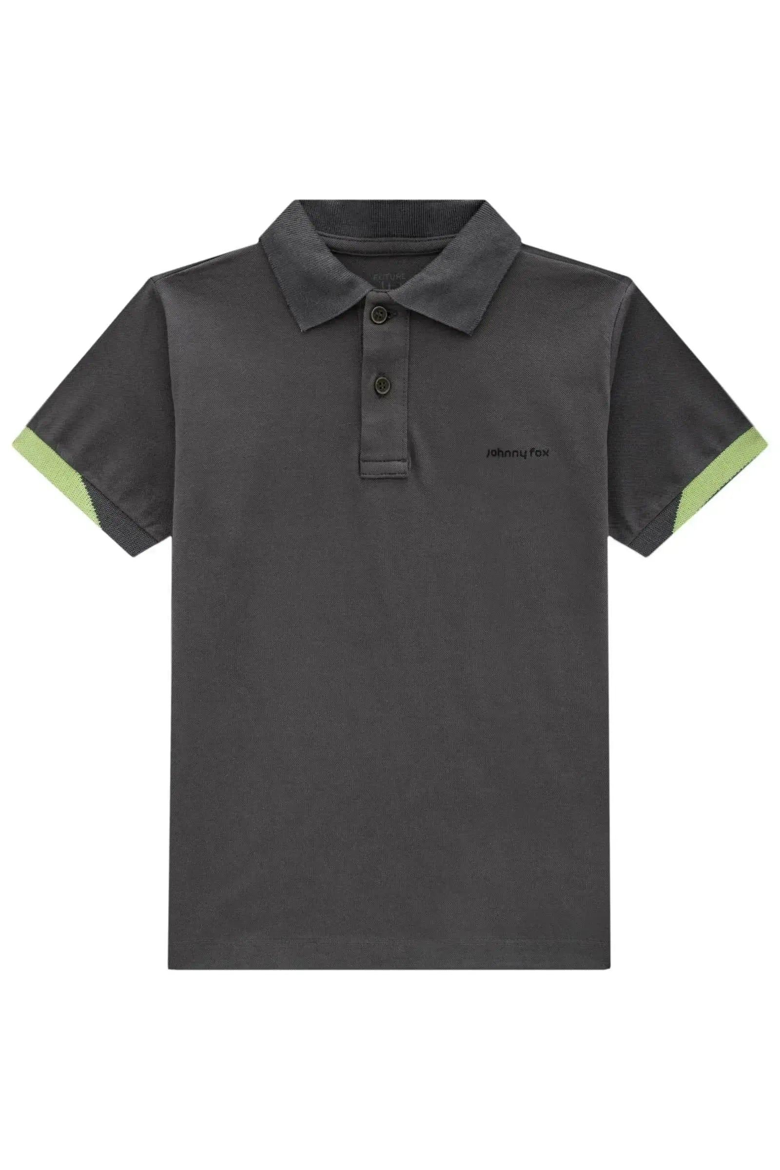 Camisa Polo em Piquet com Elastano 83292 Johnny Fox Teen Menino