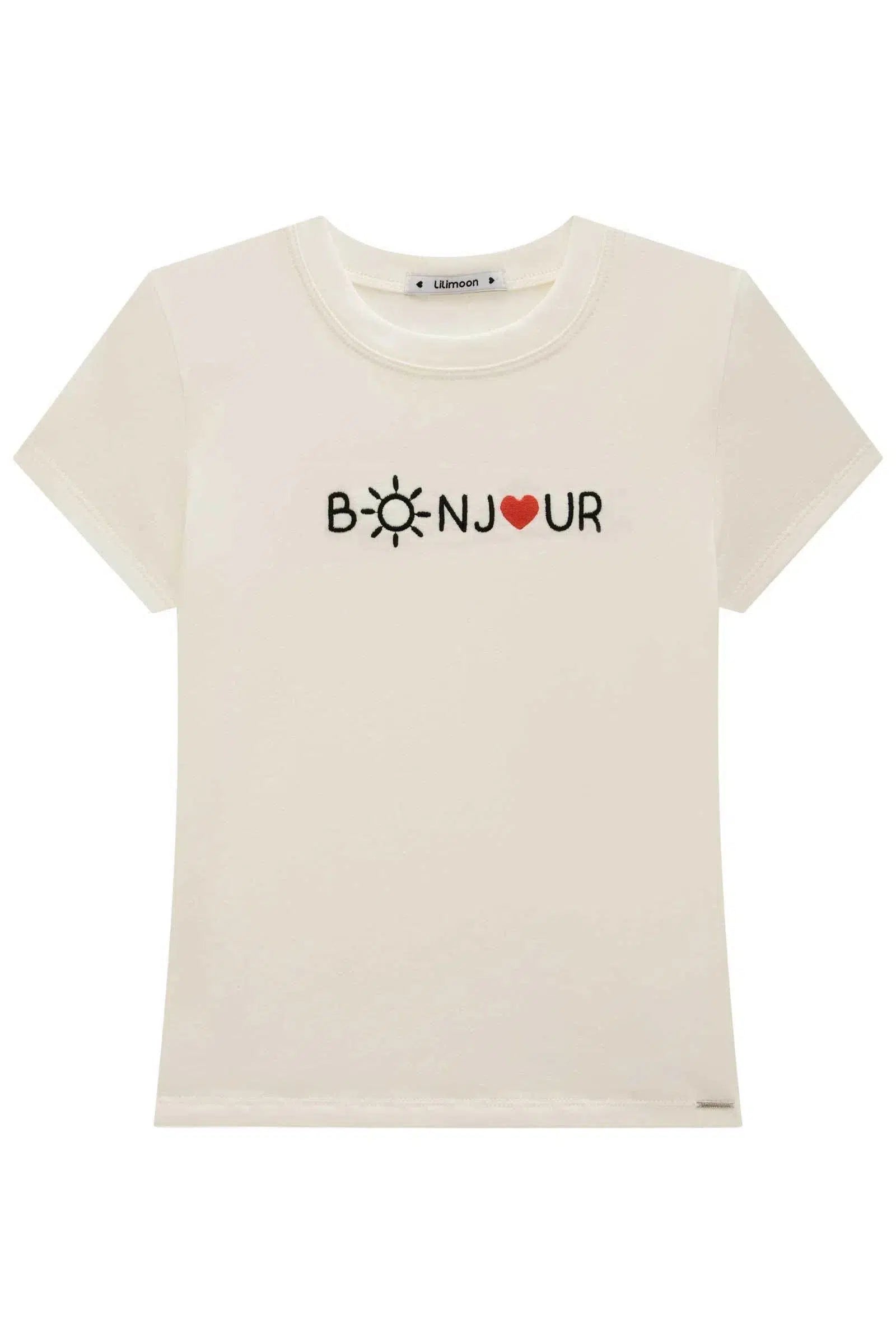 Camiseta Baby Look em Cotton 77243 Lilimoon