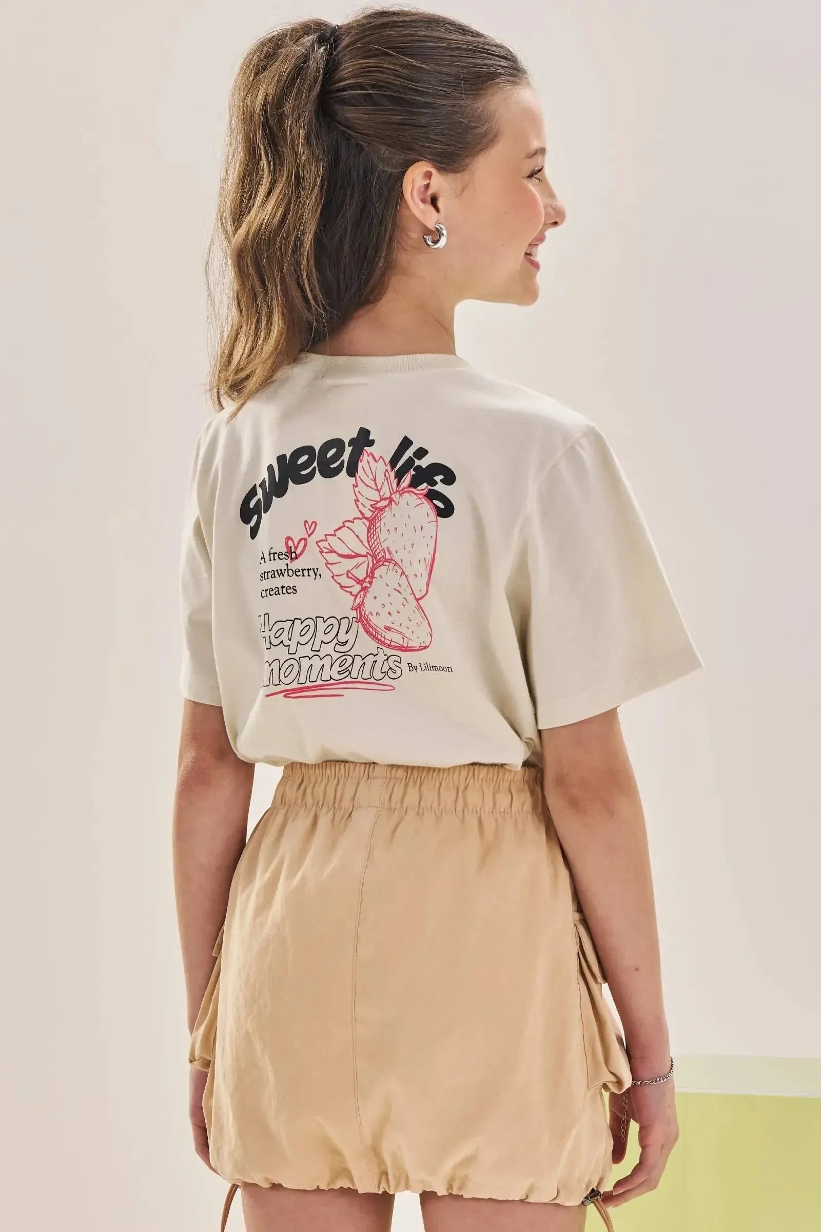 Camiseta Comfy em Meia Malha 82995 Lilimoon Teen Menina