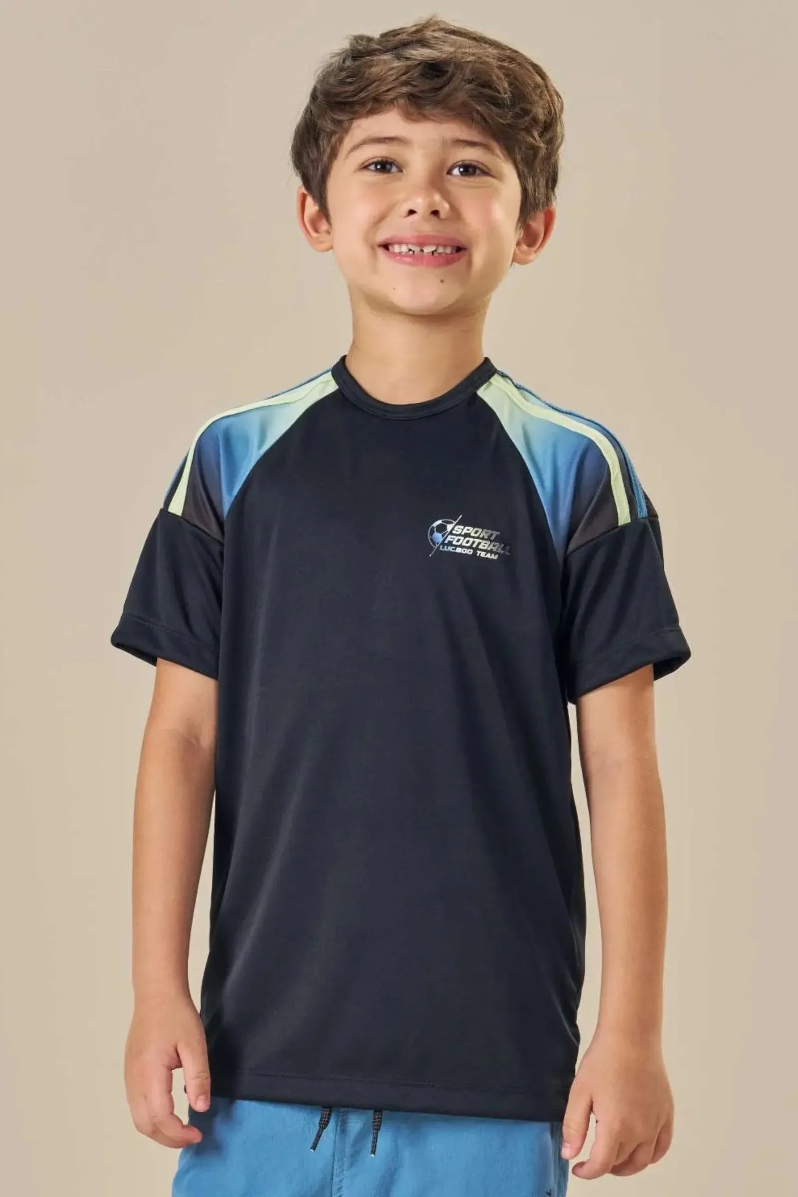 Camiseta em Dry Sport 84224 LucBoo Infantil Menino