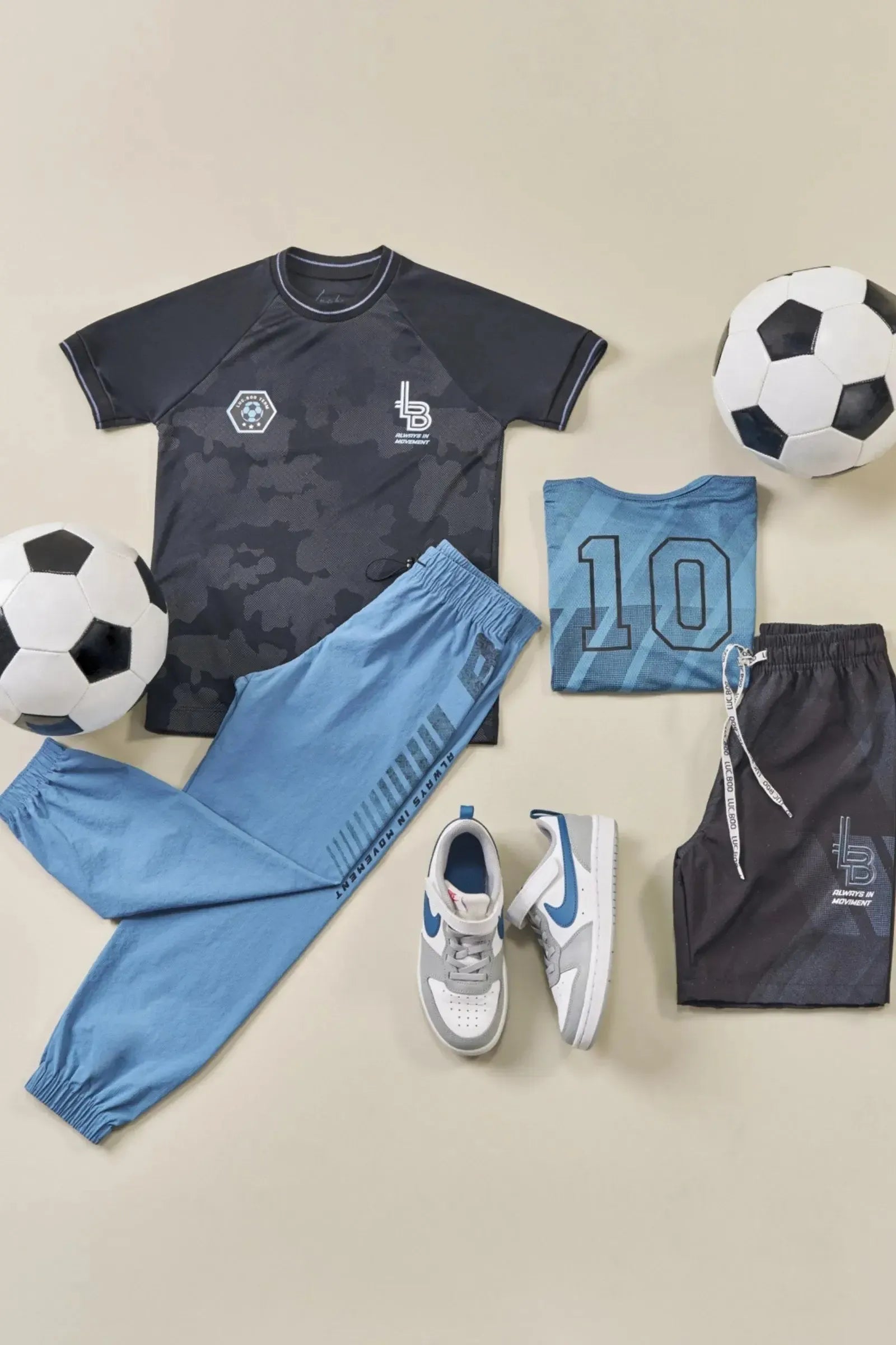 Camiseta em Malha Dry Sport 84209 LucBoo Infantil Menino