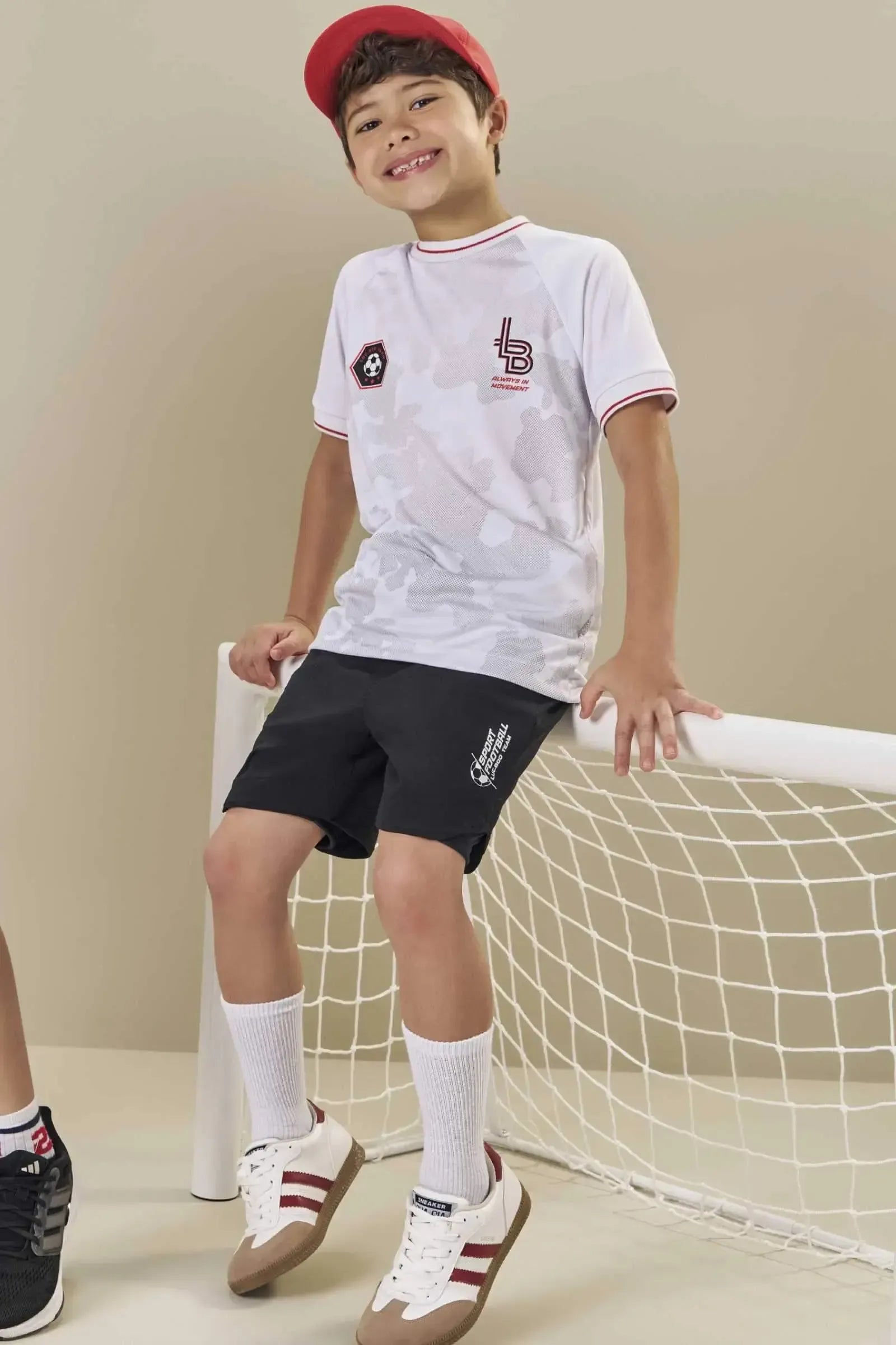 Camiseta em Malha Dry Sport 84209 LucBoo Infantil Menino