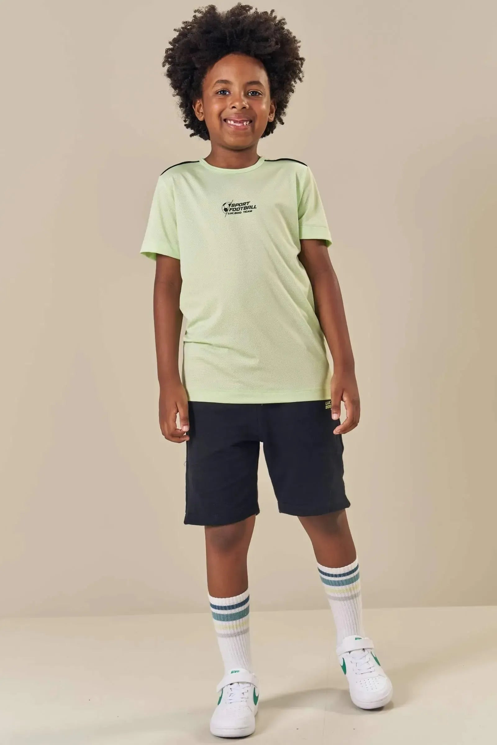 Camiseta em Malha Yuki 83866 LucBoo Infantil Menino