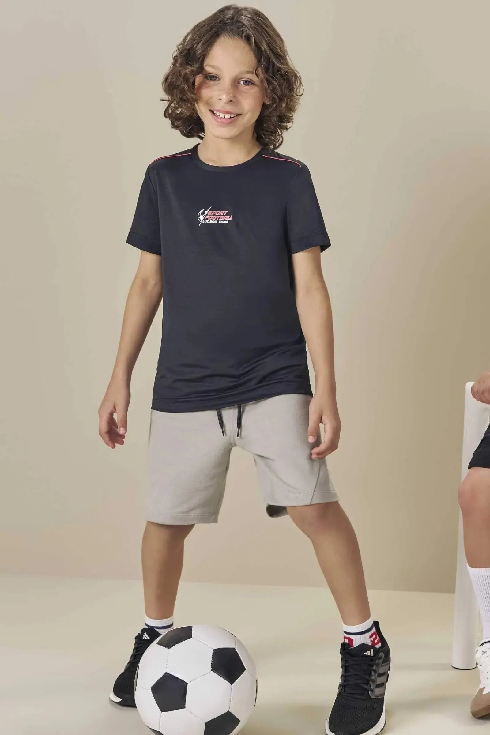 Camiseta em Malha Yuki 83866 LucBoo Infantil Menino