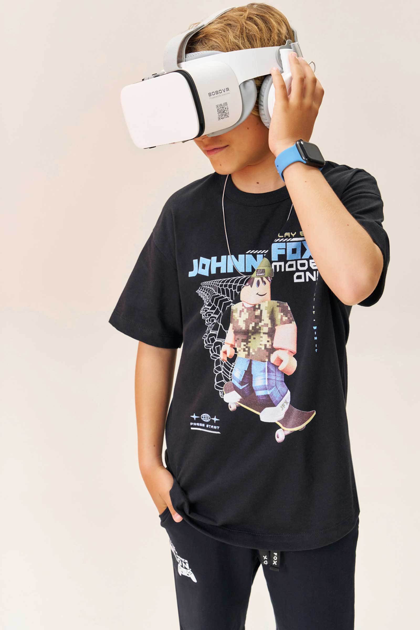 Camiseta em Meia Malha 73594 Johnny Fox