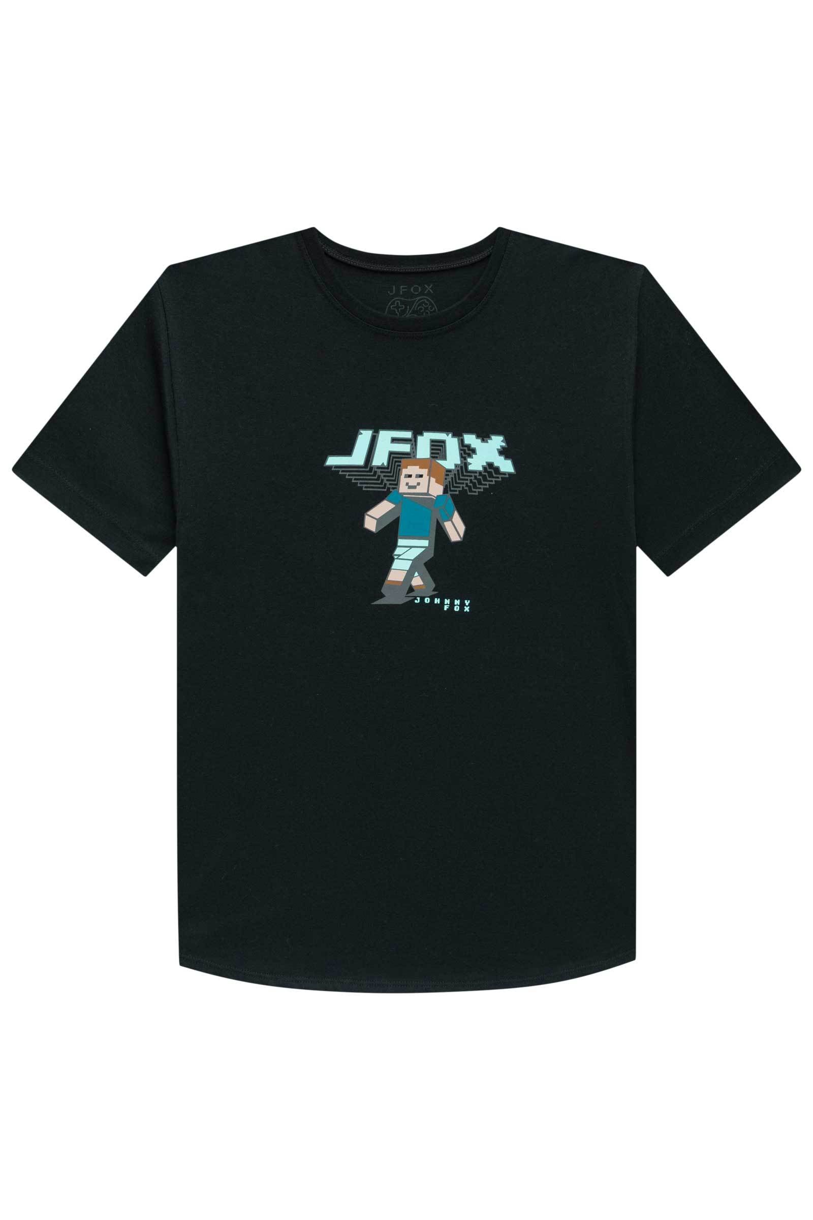 Camiseta em Meia Malha 73602 Johnny Fox