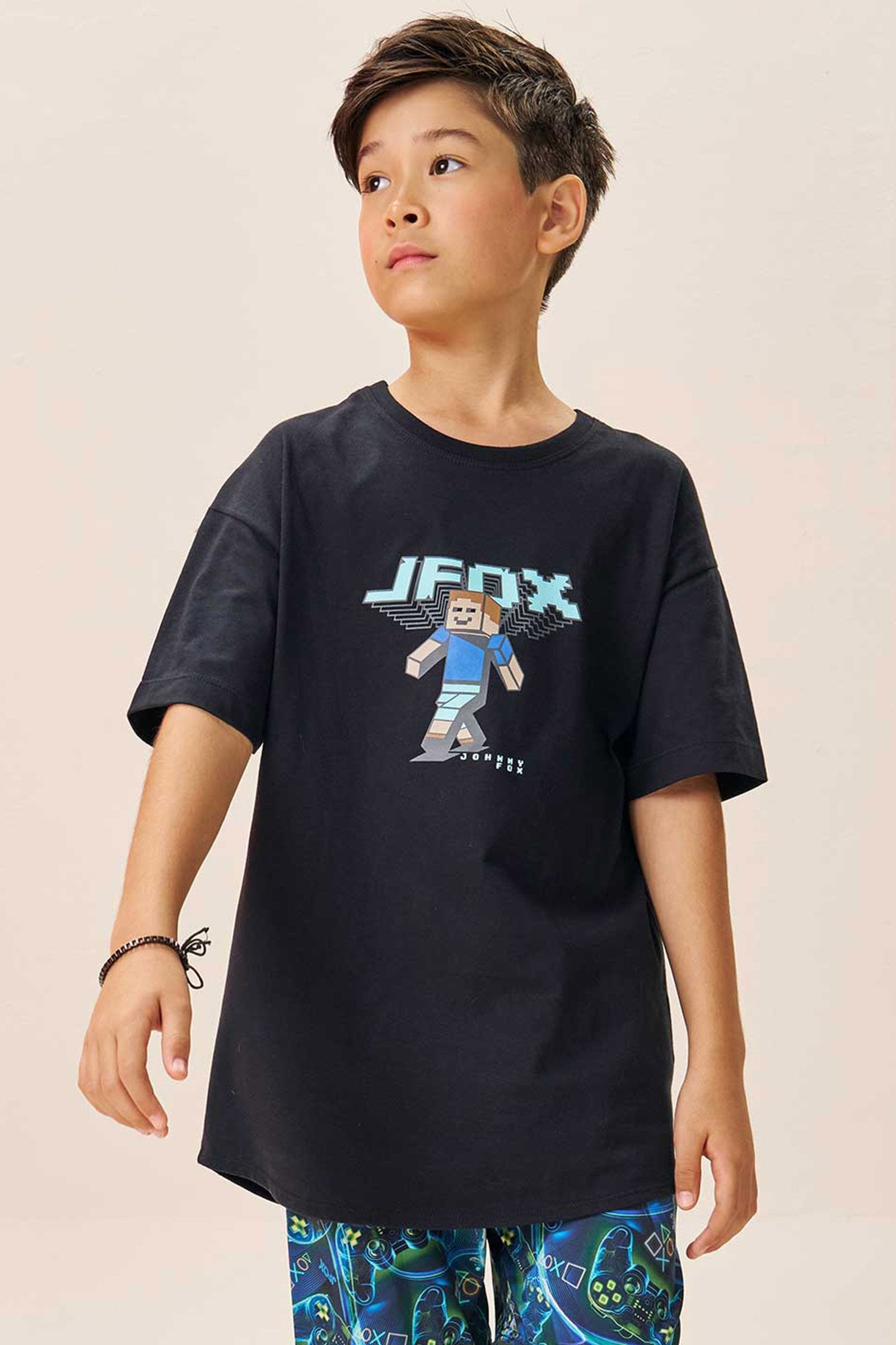 Camiseta em Meia Malha 73602 Johnny Fox