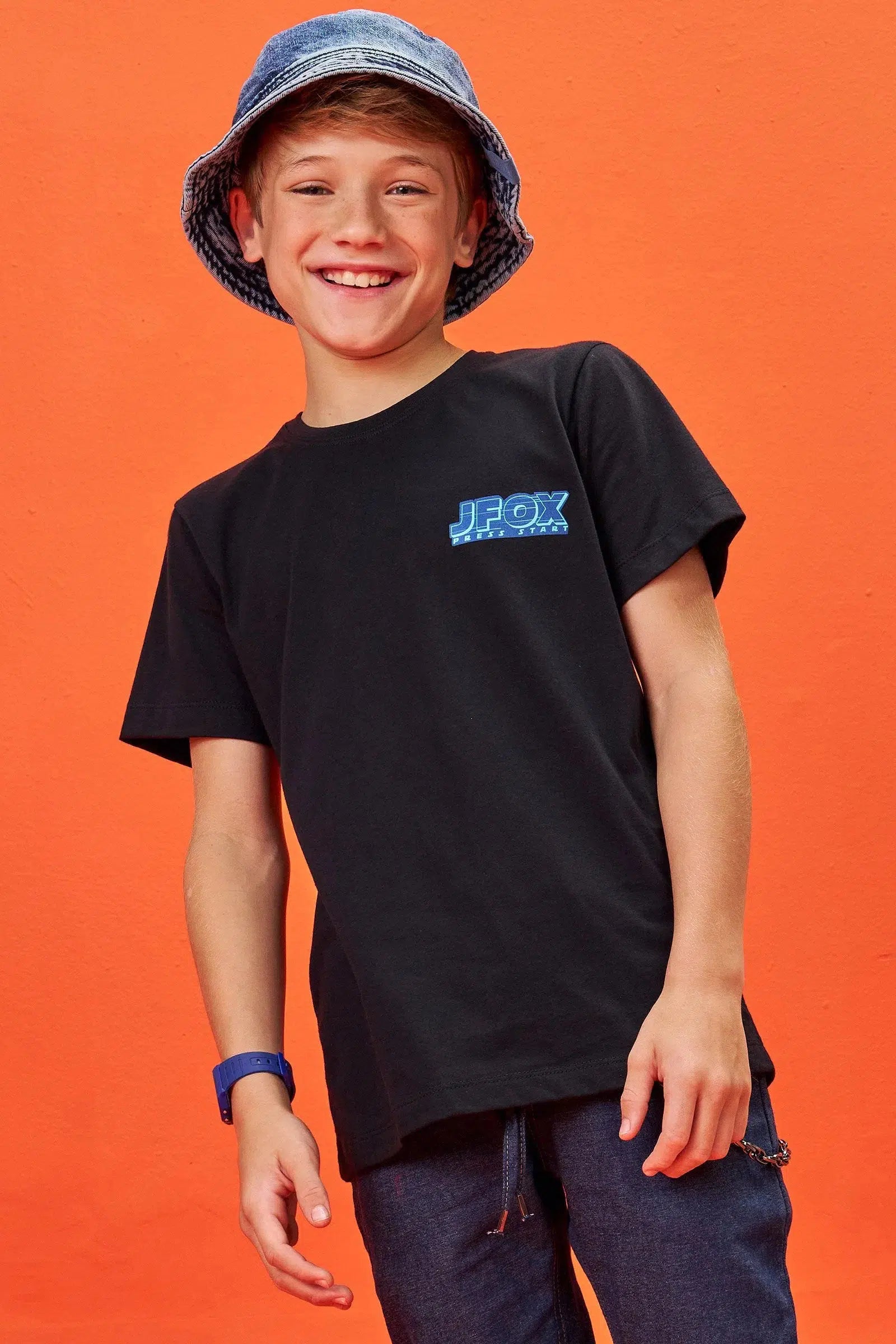 Camiseta em Meia Malha 73982 Johnny Fox