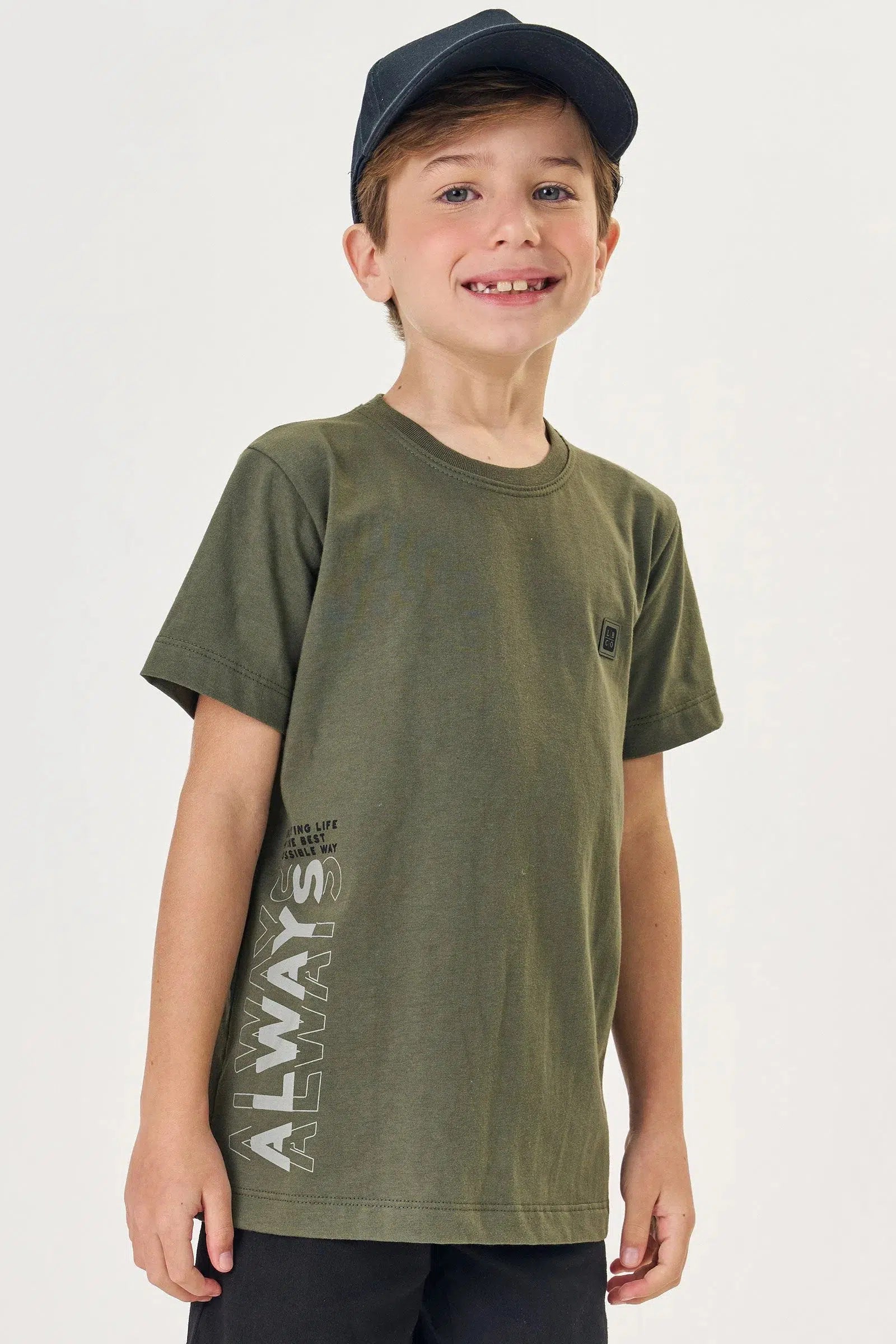 Camiseta Infantil Menino em Meia Malha 81384 LucBoo