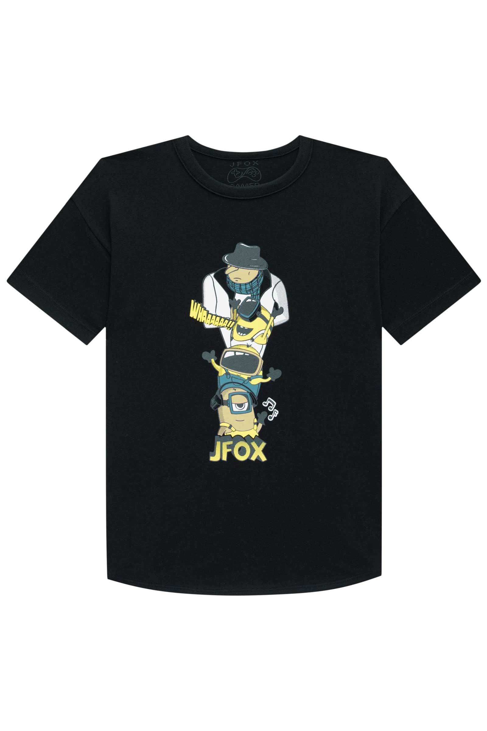 Camiseta em Meia Malha 74984 Johnny Fox