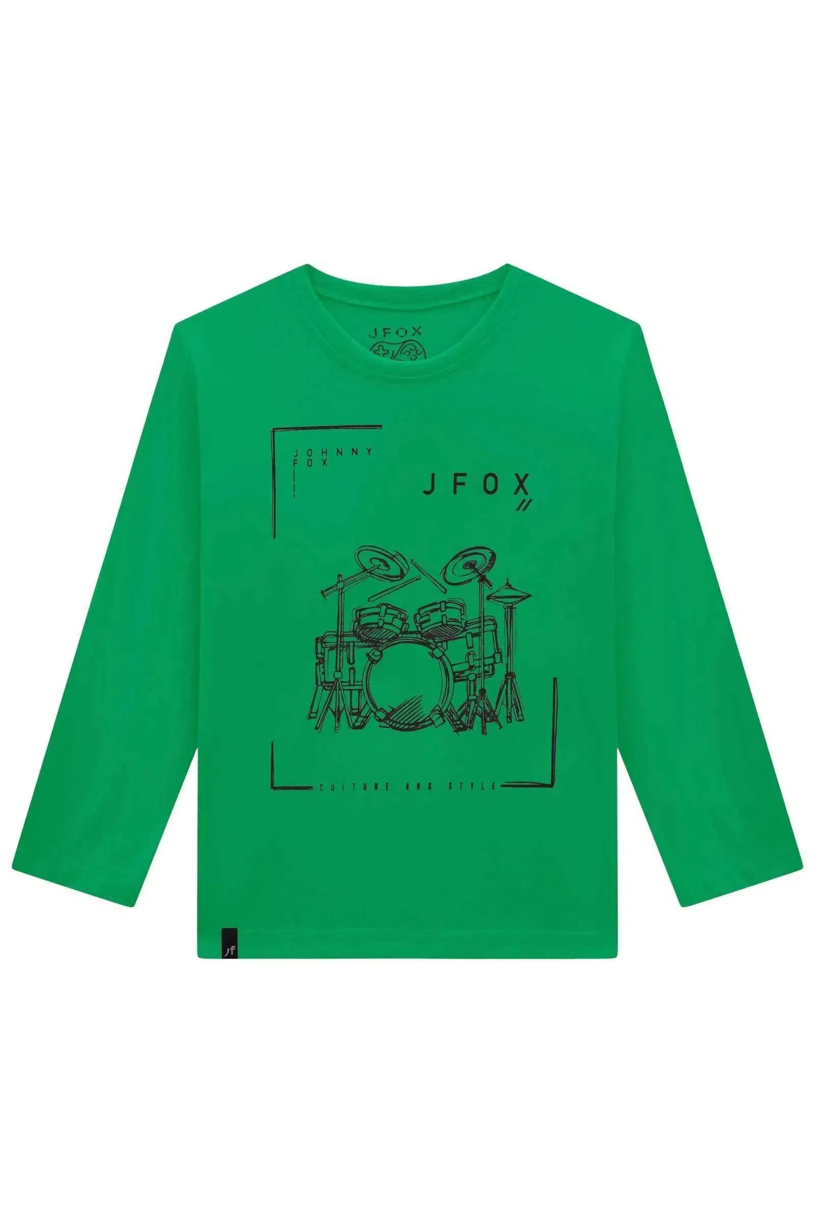 Camiseta em Meia Malha 81359 Johnny Fox Teen Menino