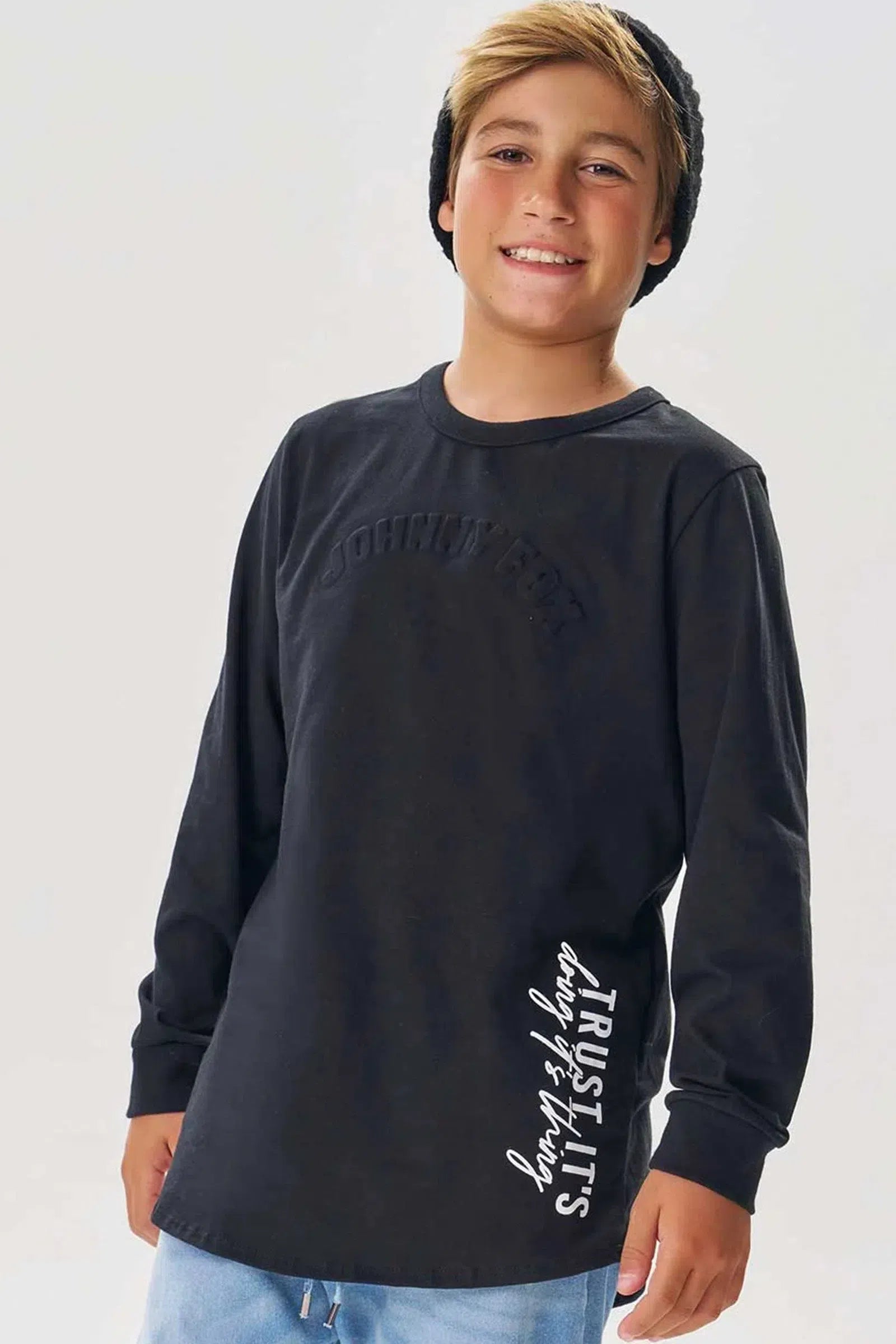 Camiseta em Meia Malha 81364 Johnny Fox Teen Menino