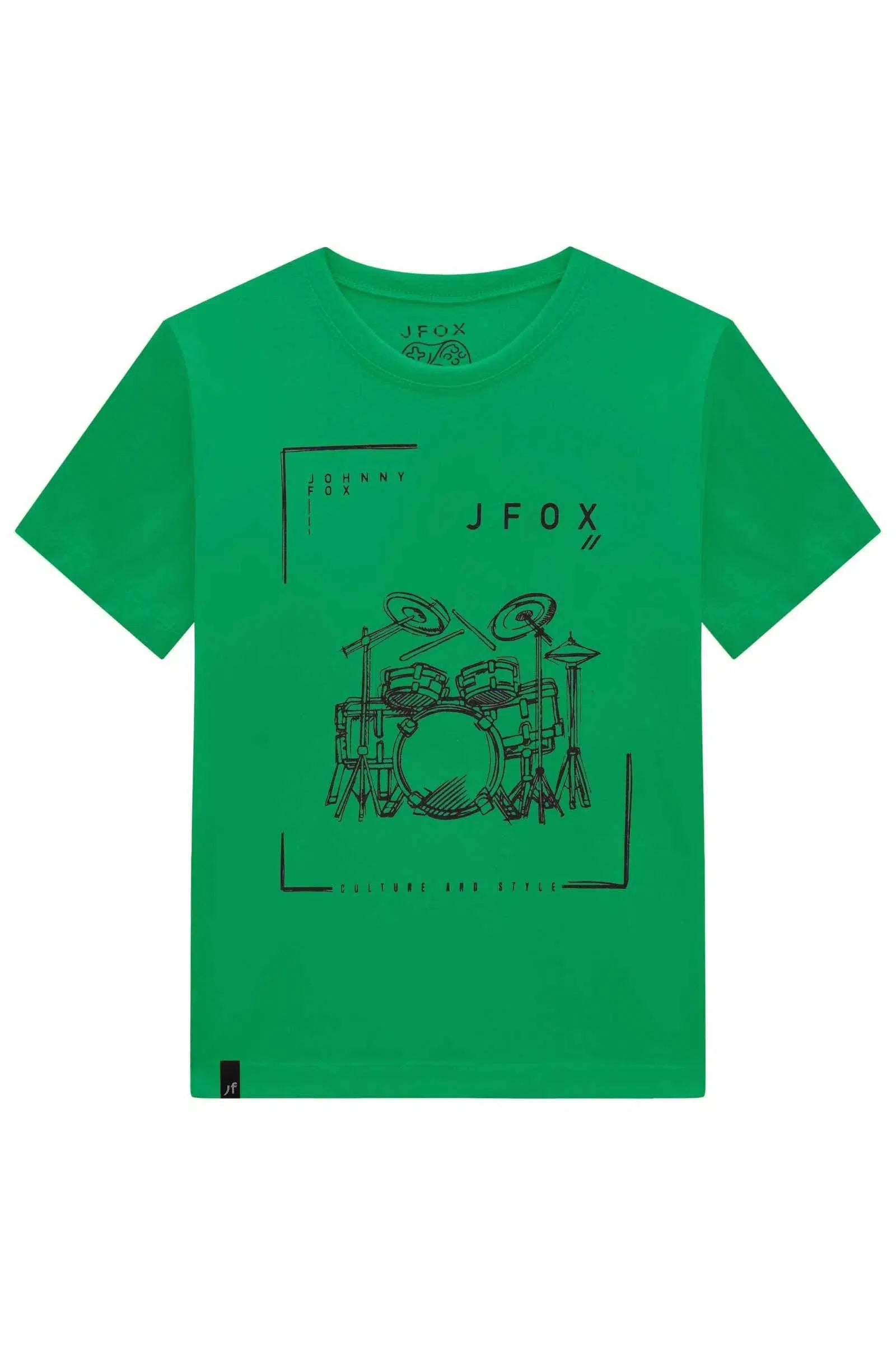 Camiseta Teen Menino em Meia Malha 82249 Johnny Fox