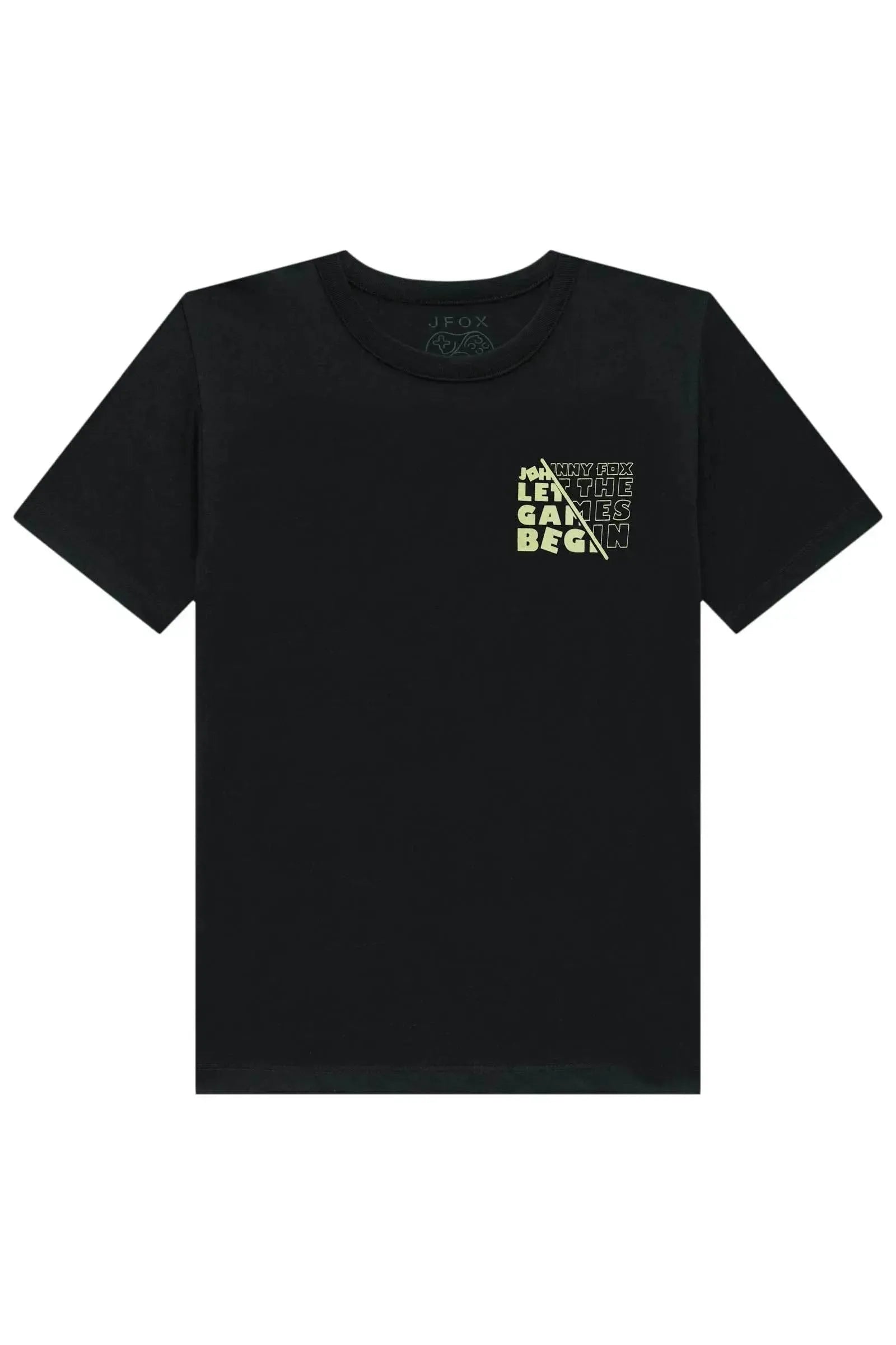 Camiseta em Meia Malha 83271 Johnny Fox Teen Menino