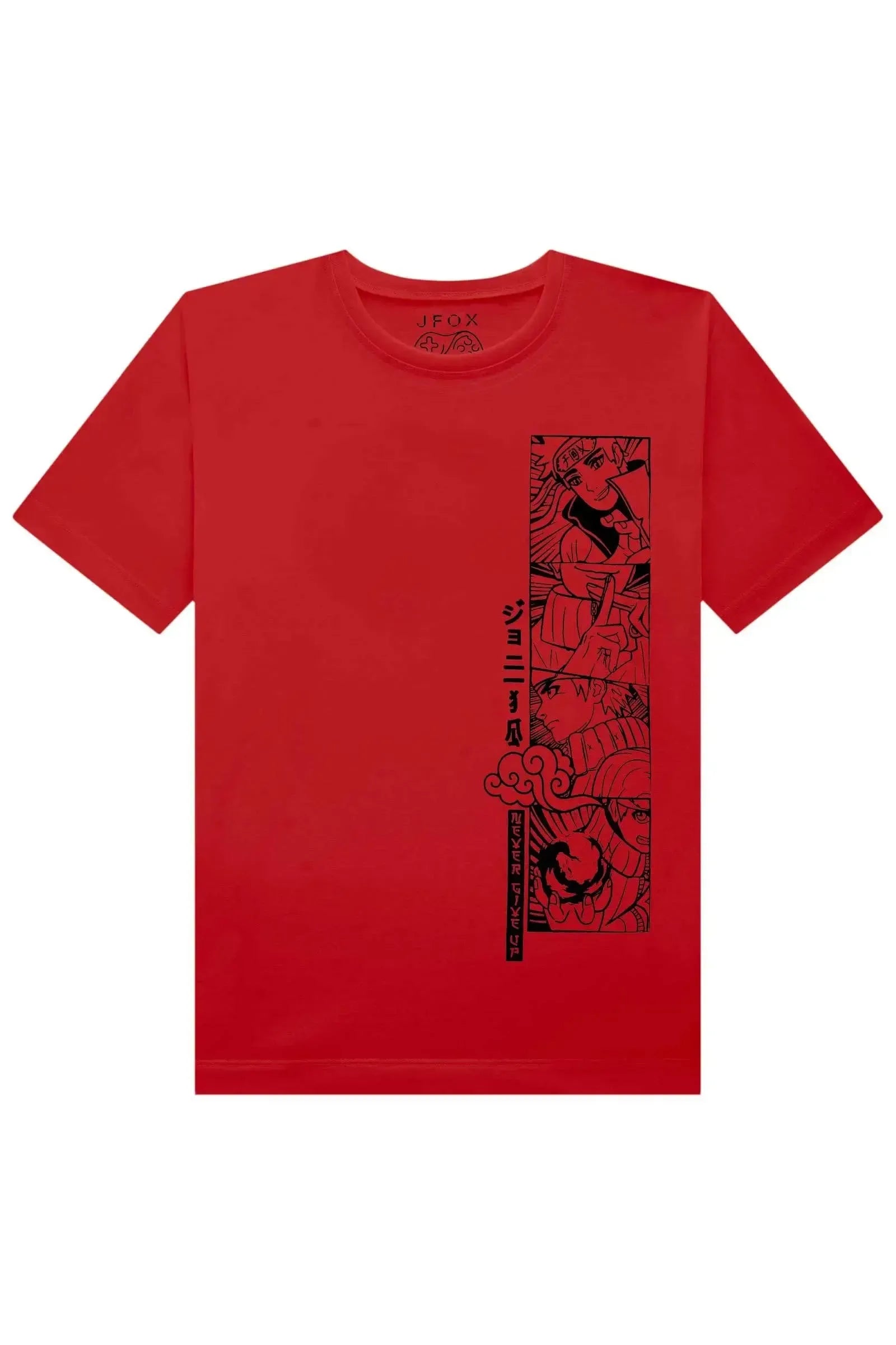 Camiseta em Meia Malha 83277 Johnny Fox Teen Menino
