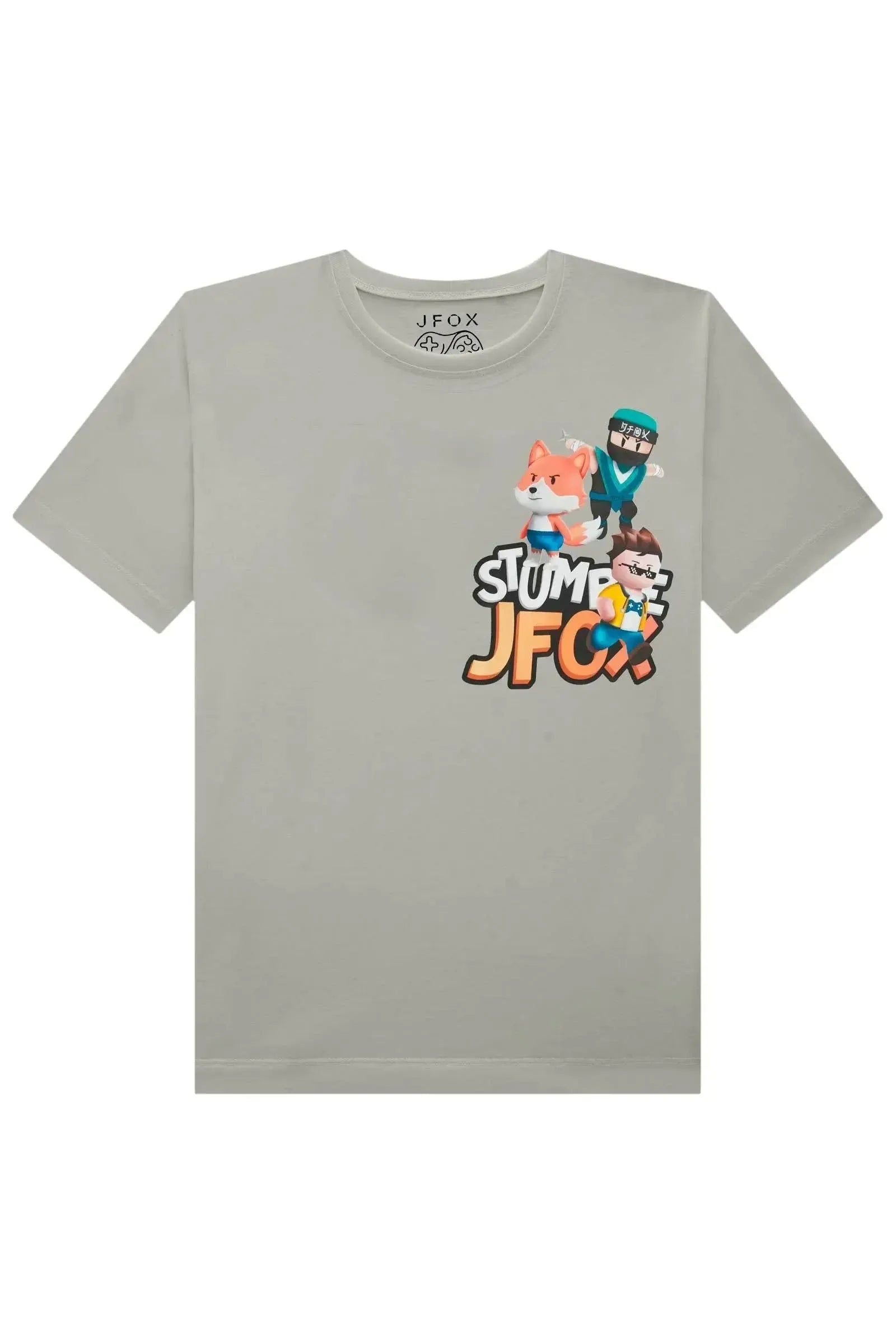 Camiseta em Meia Malha 83279 Johnny Fox Teen Menino