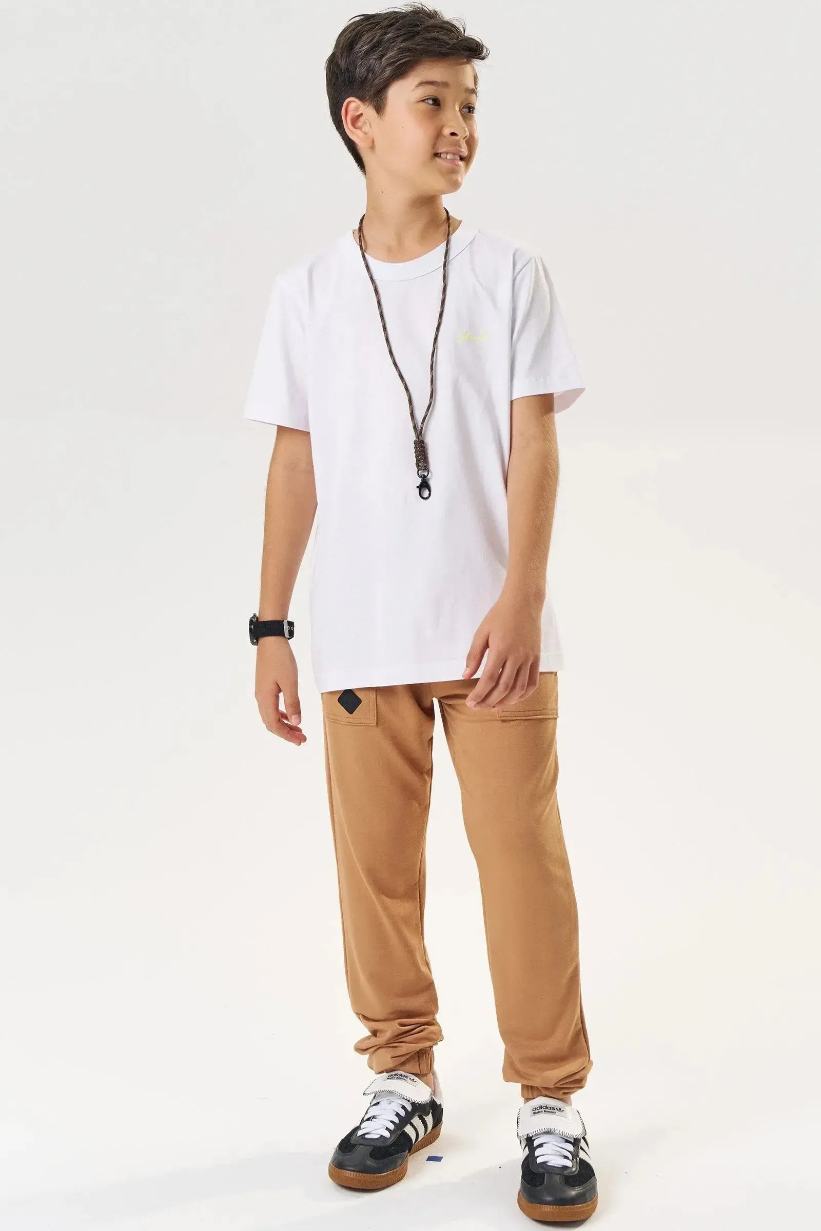 Camiseta em Meia Malha 83289 Johnny Fox Teen Menino