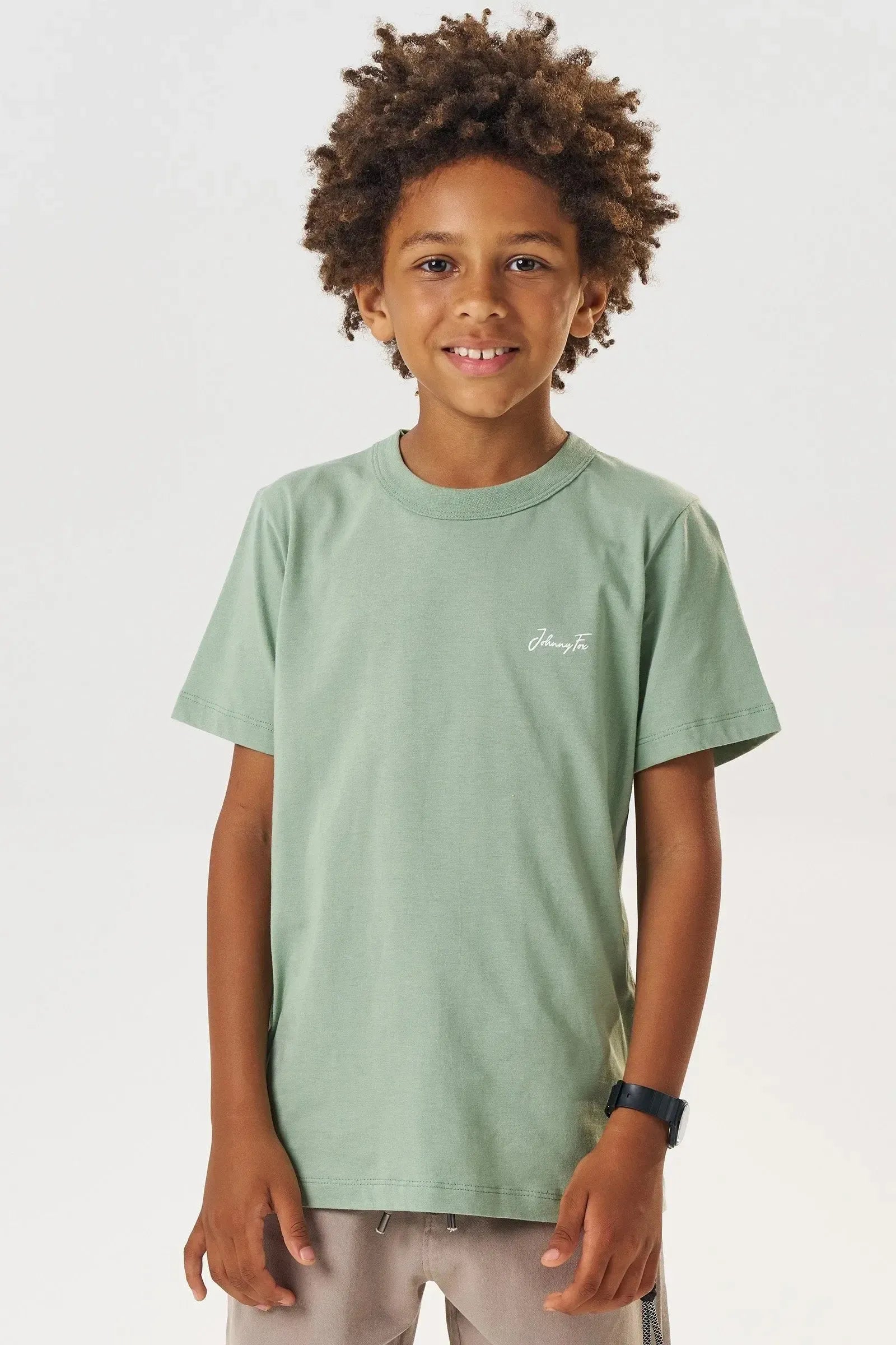 Camiseta em Meia Malha 83289 Johnny Fox Teen Menino