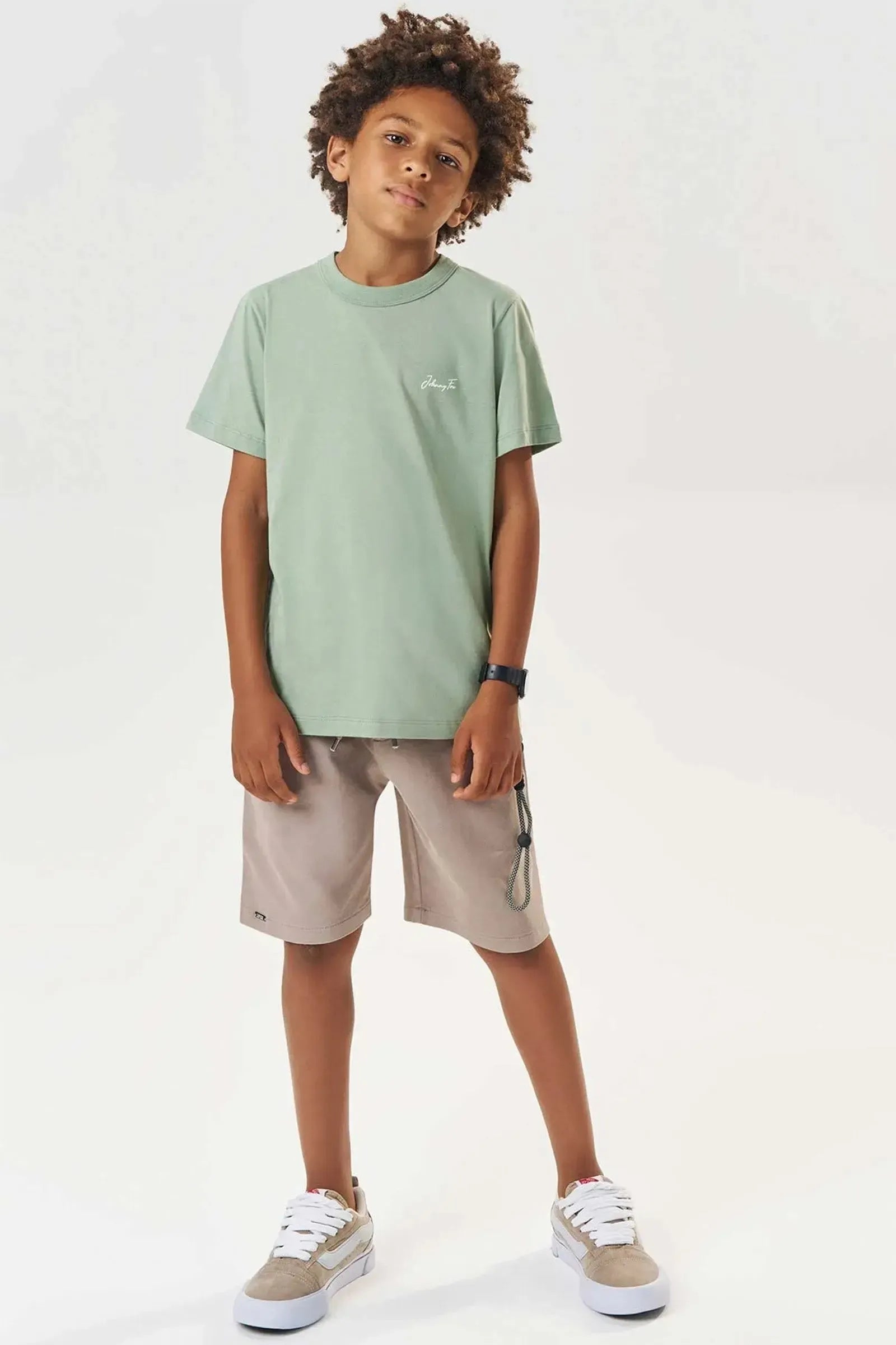 Camiseta em Meia Malha 83289 Johnny Fox Teen Menino