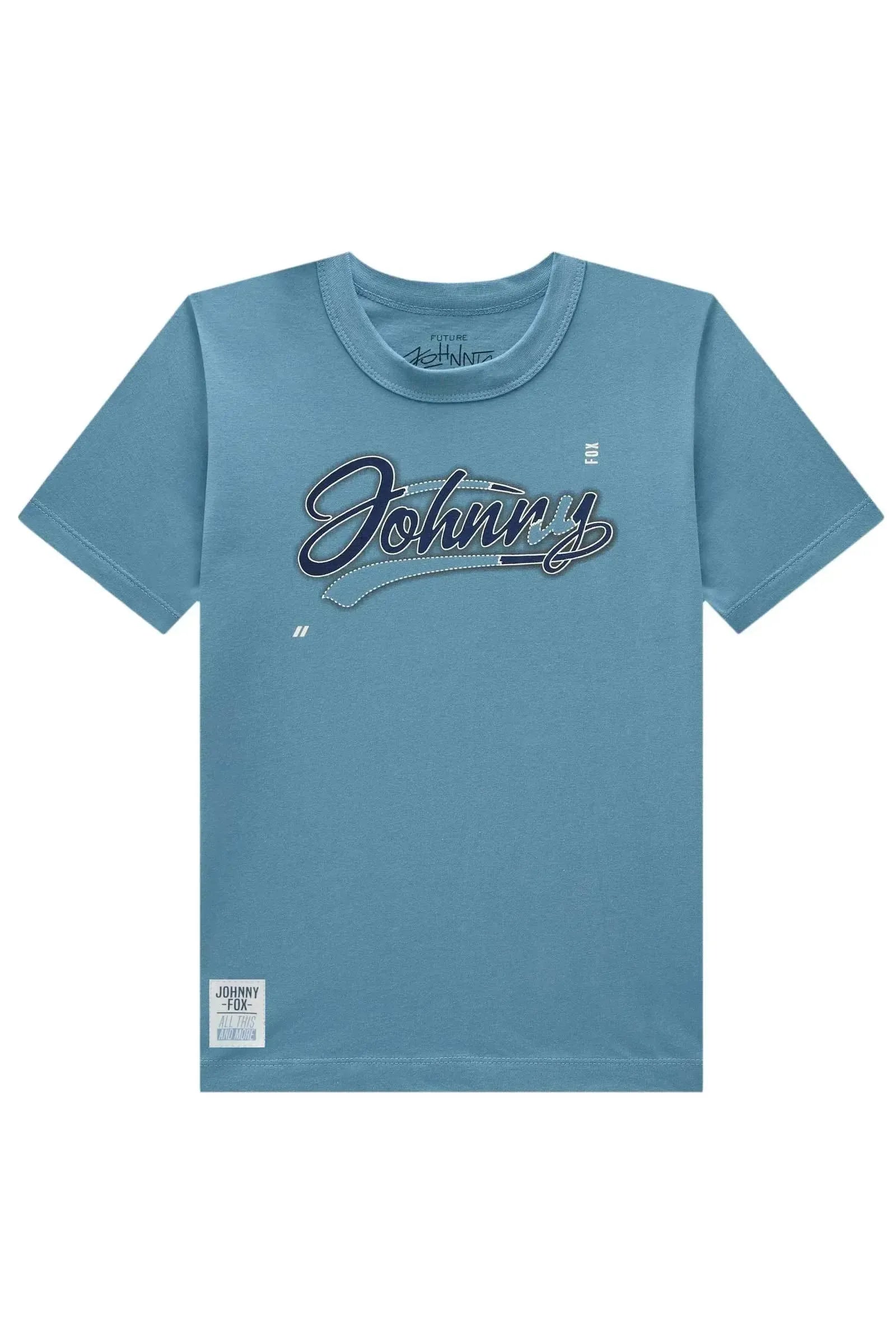 Camiseta em Meia Malha 83300 Johnny Fox Teen Menino