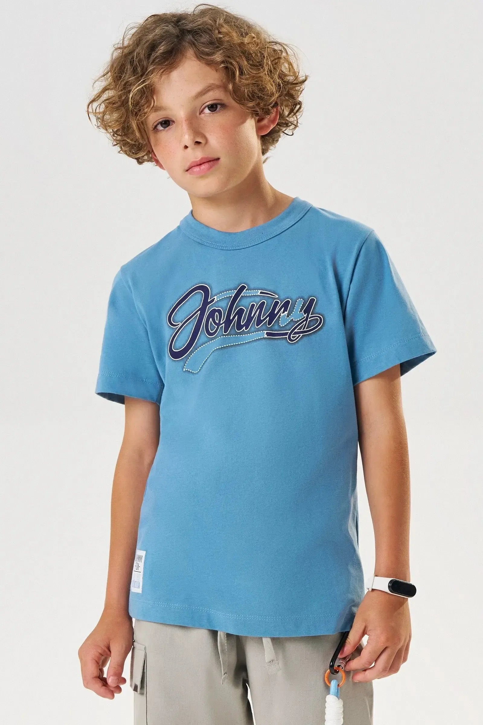 Camiseta em Meia Malha 83300 Johnny Fox Teen Menino