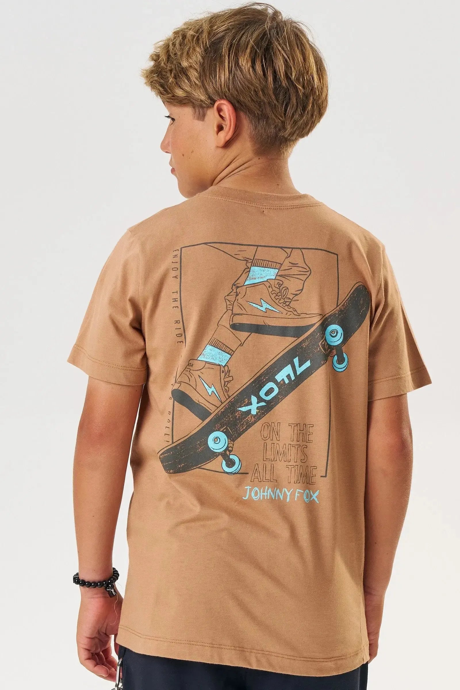 Camiseta em Meia Malha 83420 Johnny Fox Teen Menino