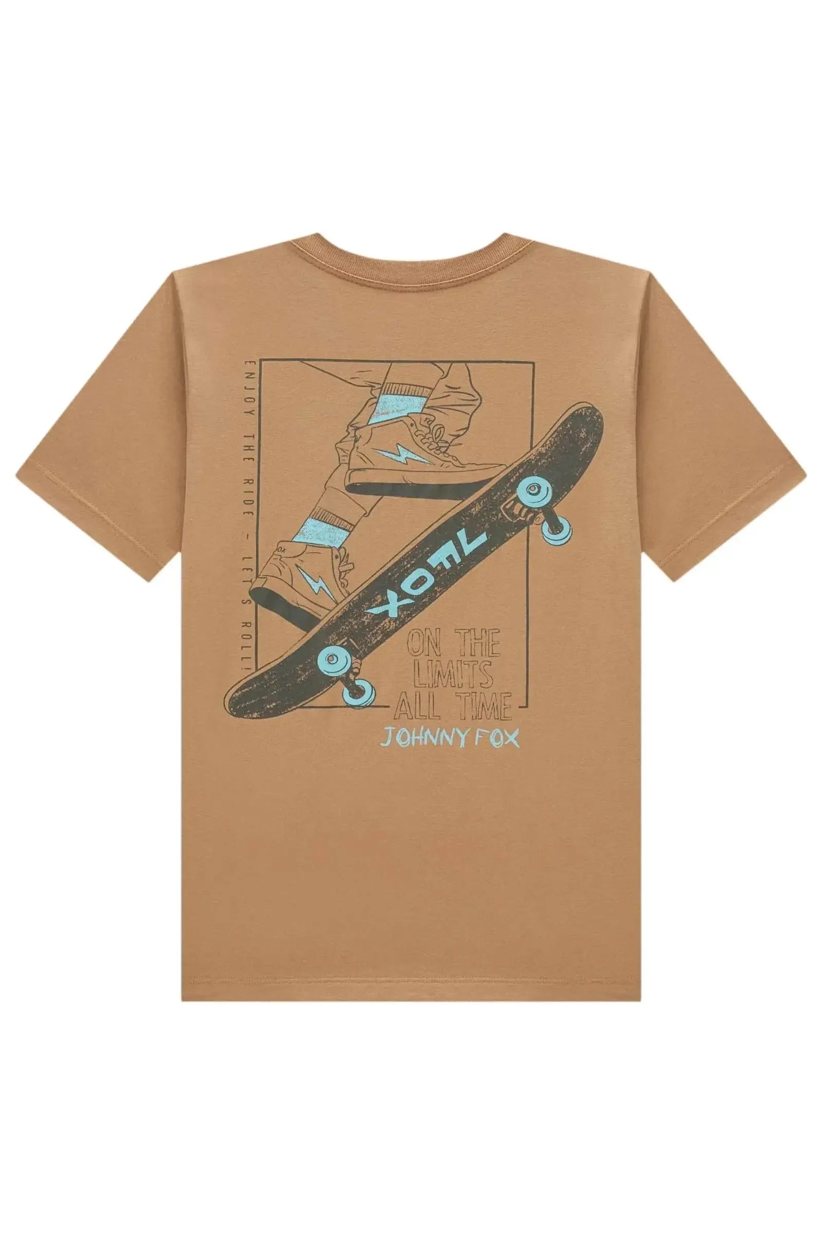 Camiseta em Meia Malha 83420 Johnny Fox Teen Menino