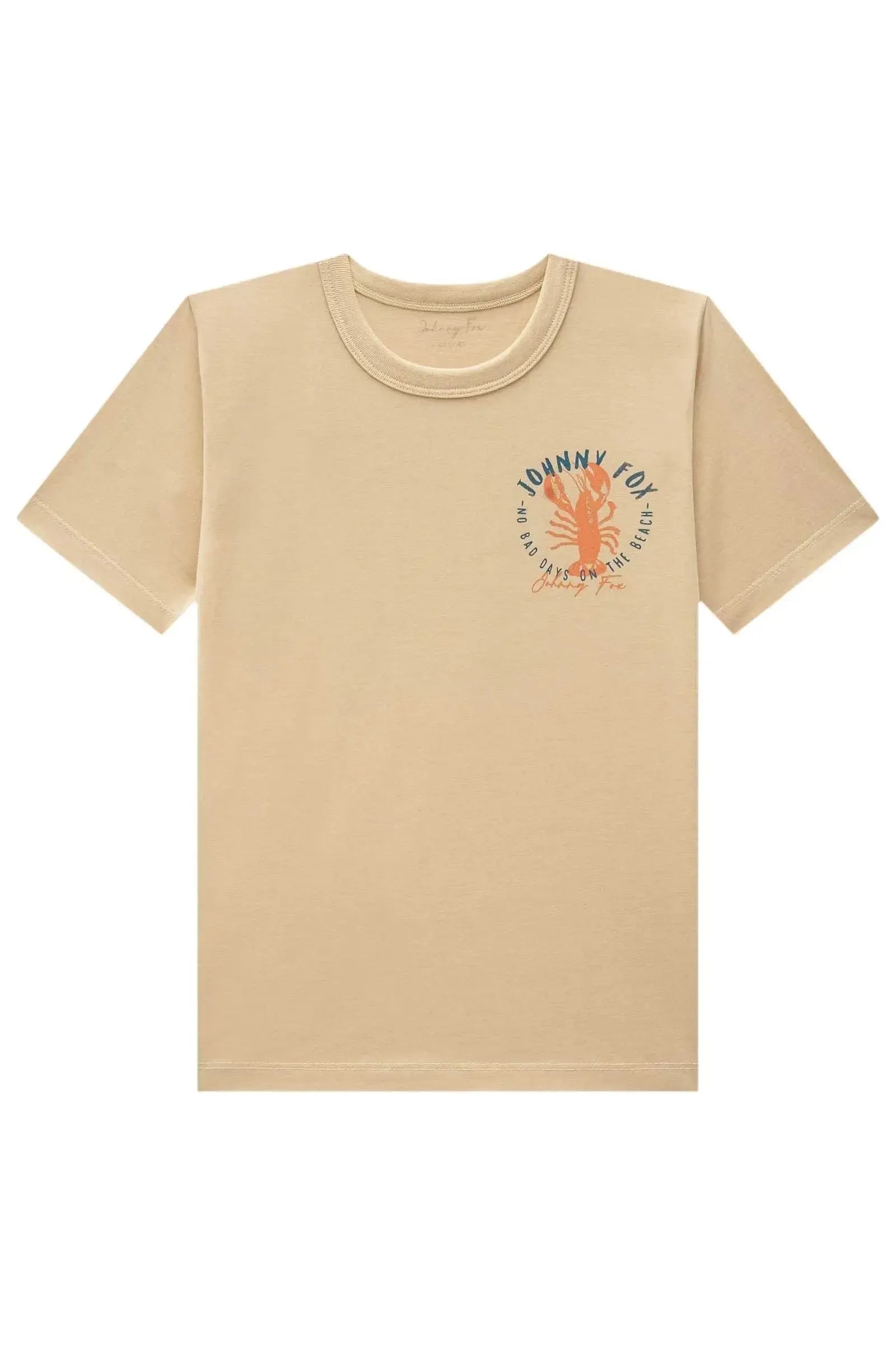 Camiseta em Meia Malha 83572 Johnny Fox Teen Menino