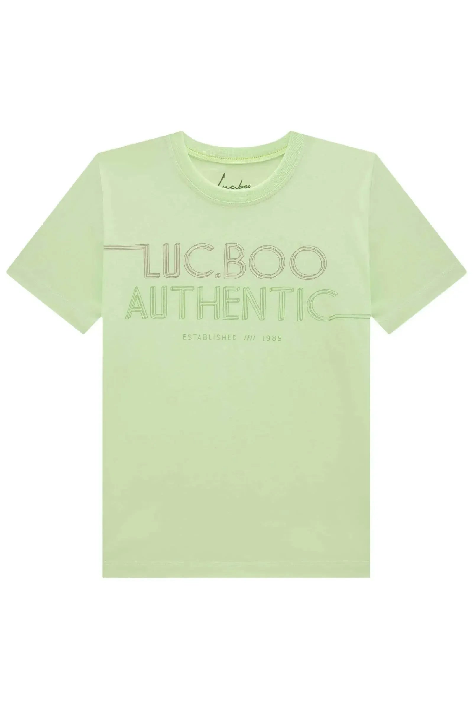 Camiseta em Meia Malha 84218 LucBoo Infantil Menino