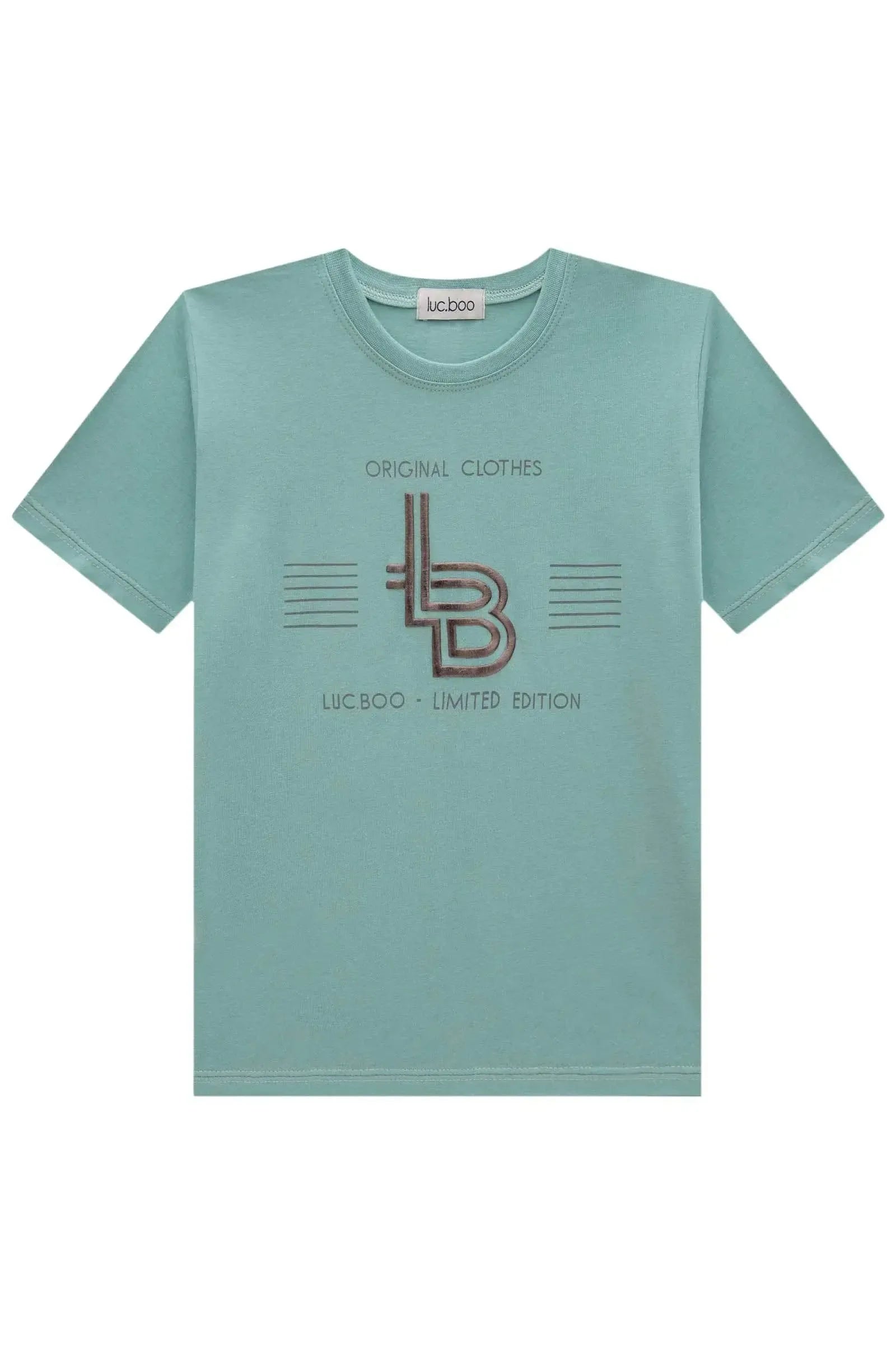 Camiseta em Meia Malha 84463 LucBoo Infantil Menino