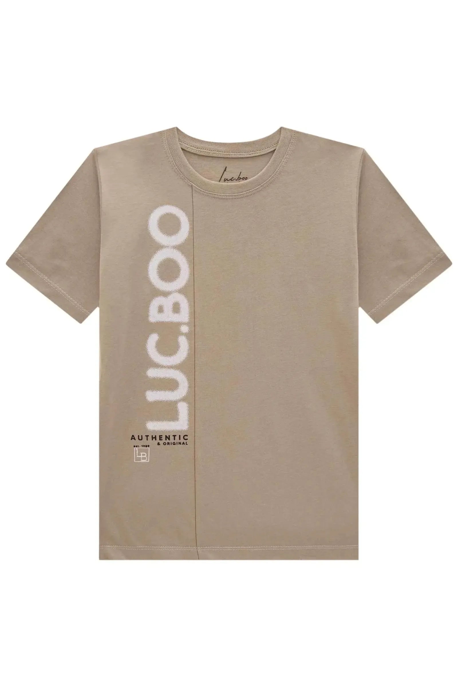 Camiseta em Meia Malha 84464 LucBoo Infantil Menino