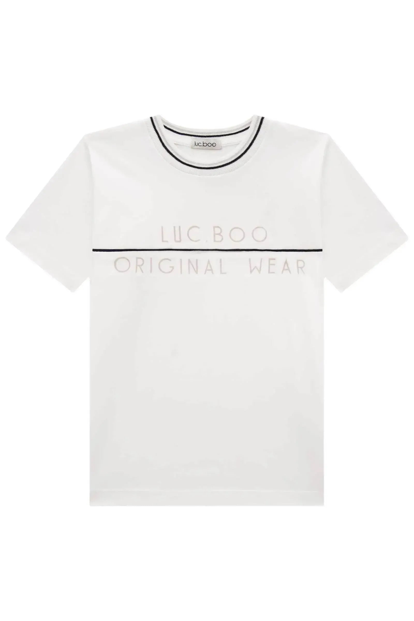 Camiseta em Meia Malha 84552 LucBoo Infantil Menino