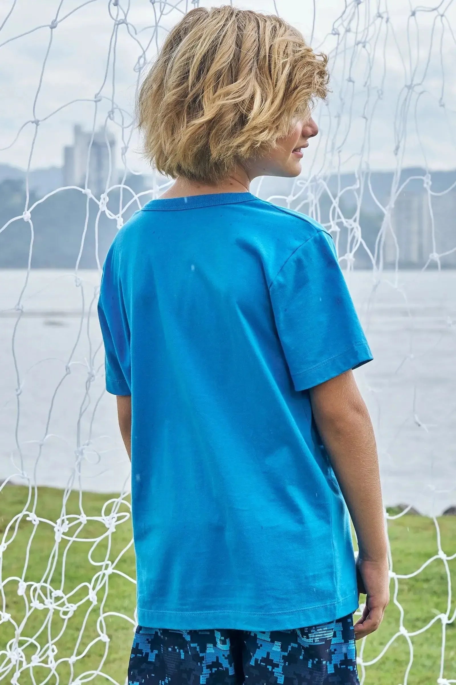 Camiseta em Meia Malha 85629 Johnny Fox Teen Menino