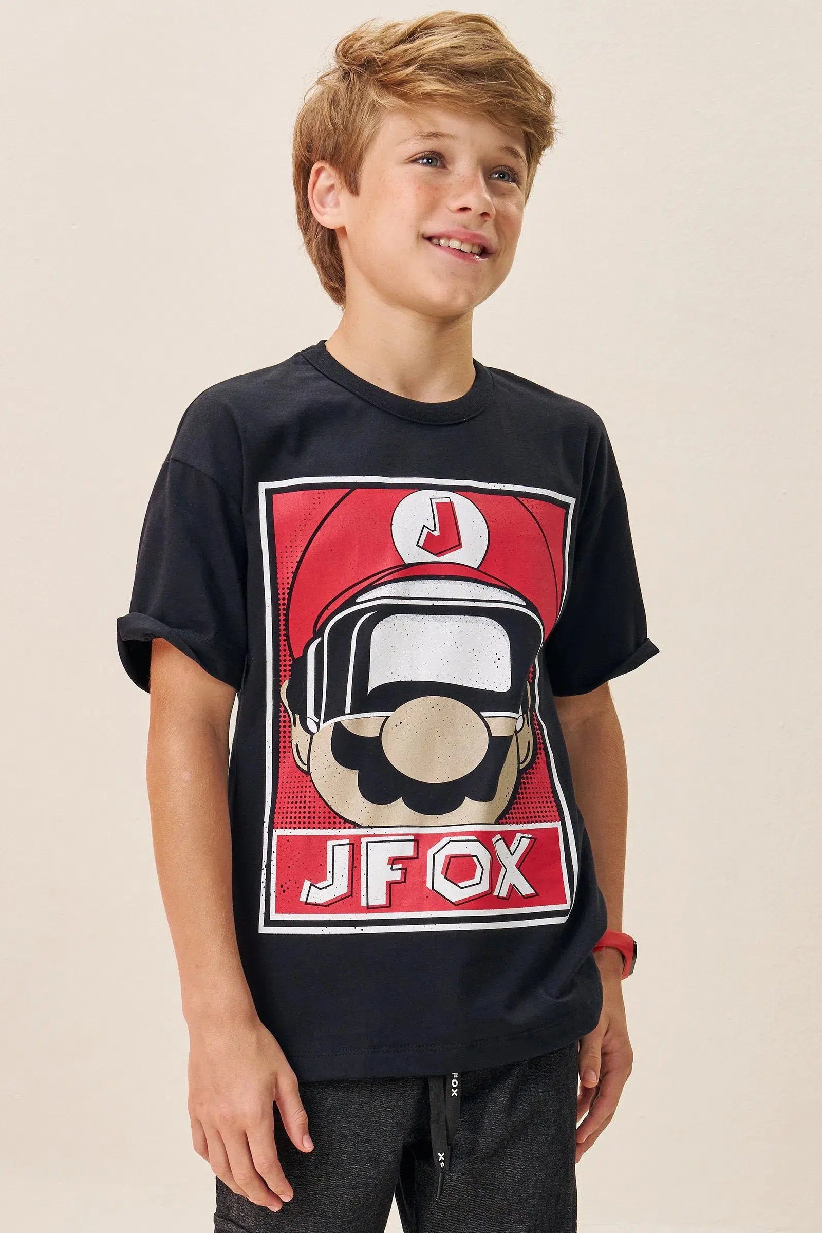 Camiseta em Meia Malha 73595 Johnny Fox