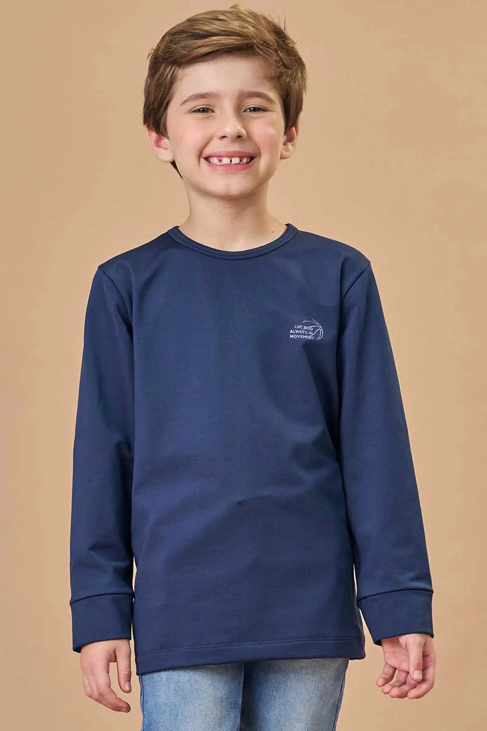 Camiseta em Termoskin 79193 LucBoo Infantil Menino