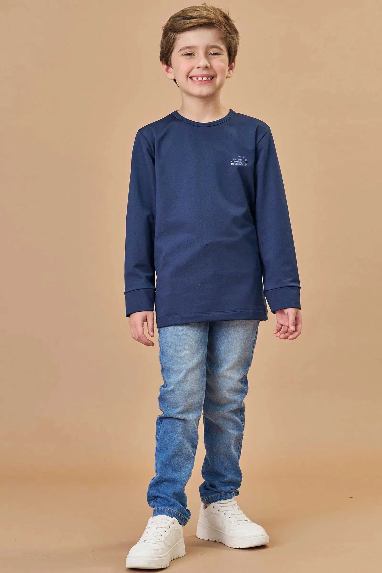 Camiseta em Termoskin 79193 LucBoo Infantil Menino