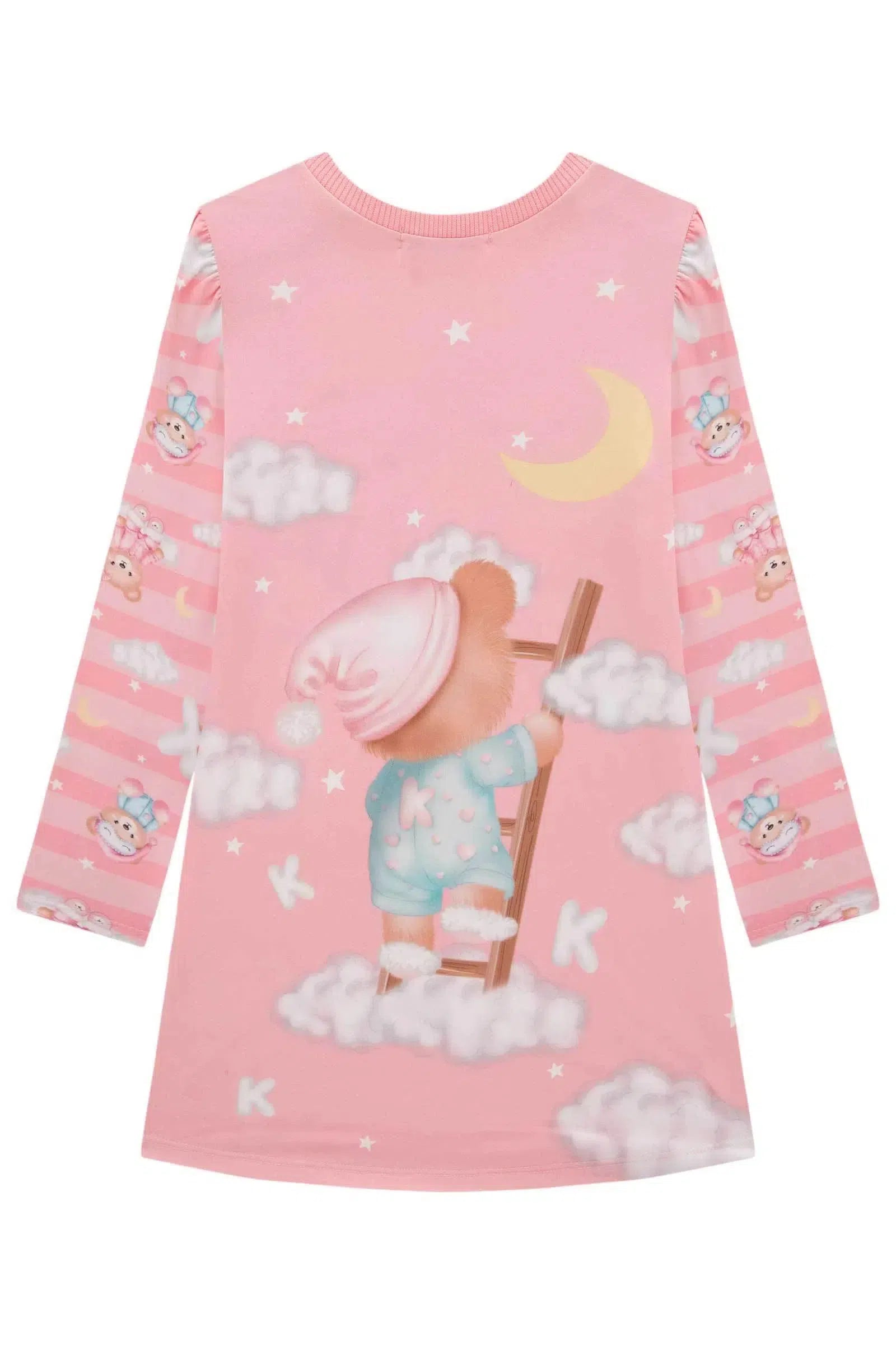 Camisola Manga Longa em Malha Comfy 79219 Kukiê Infantil Menina