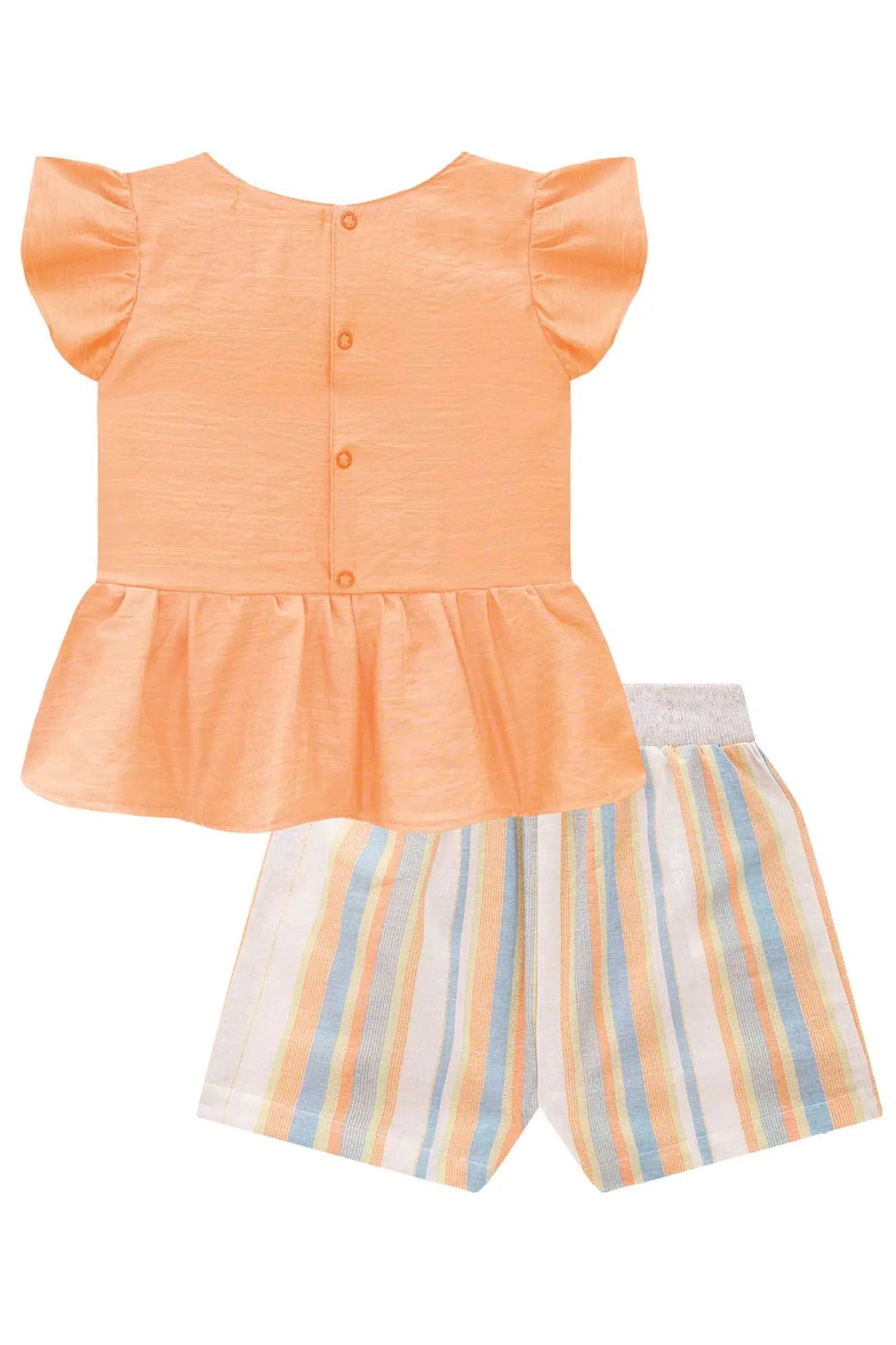 Conjunto de Bata em Viscose e Shorts em Tricoline 74795 Kukiê