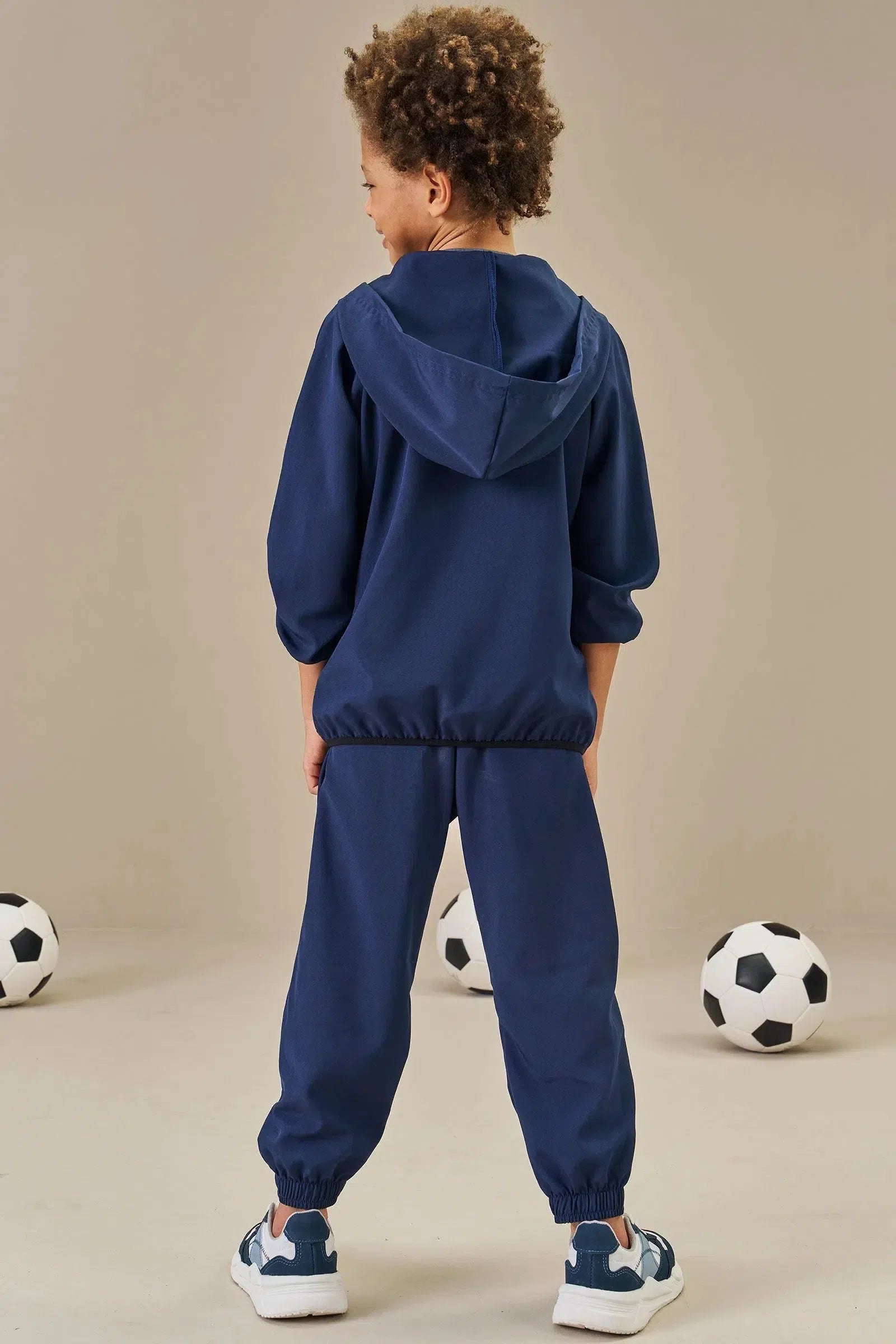 Conjunto de Jaqueta e Calça Jogger em Nylon Ergonomic com Elastano 79252 LucBoo Infantil Menino