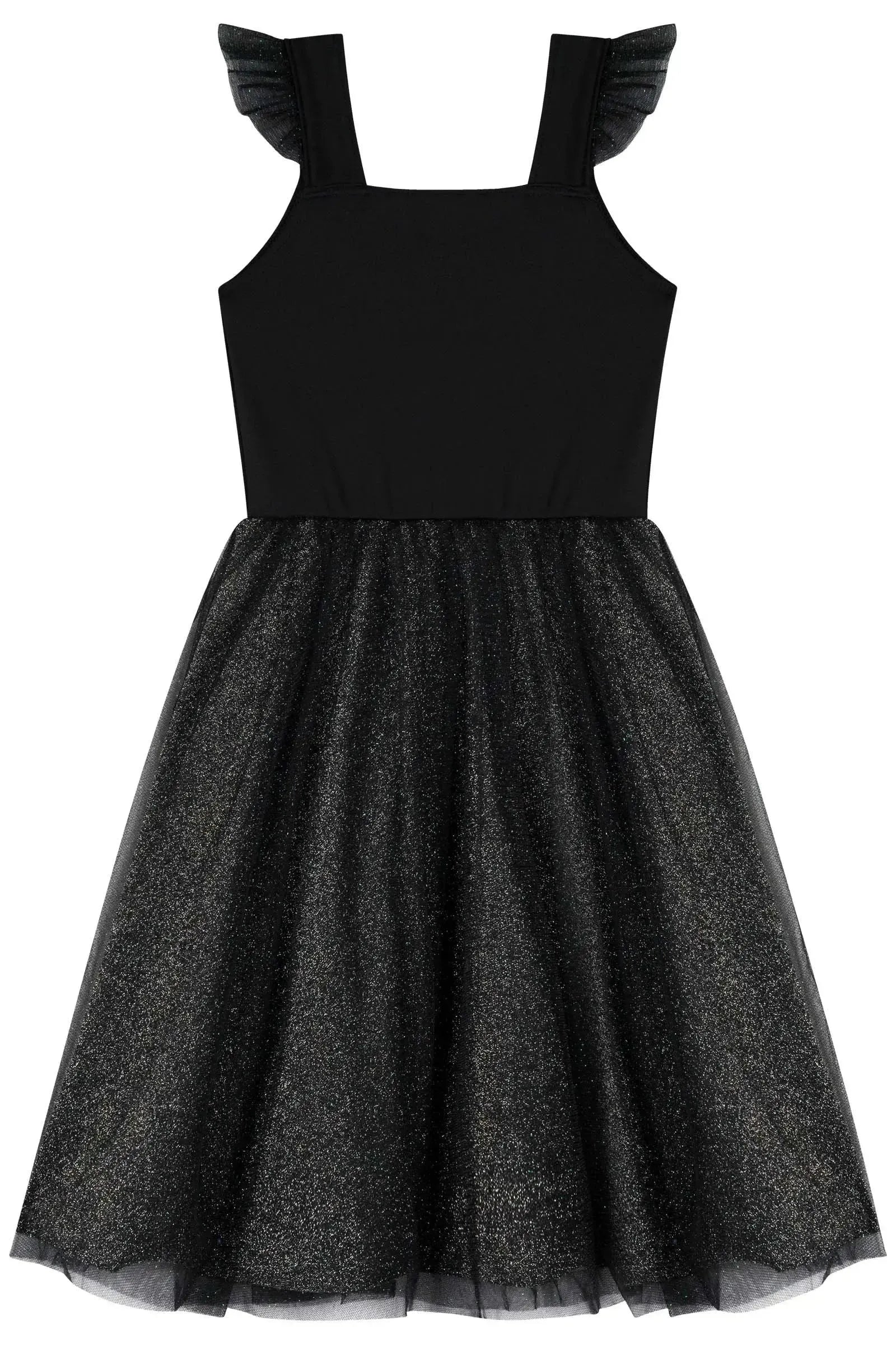 Fantasia de Gatinha (Vestido em Fly Tech Tule e Malha Brilho) 85882 Kukiê Infantil Menina