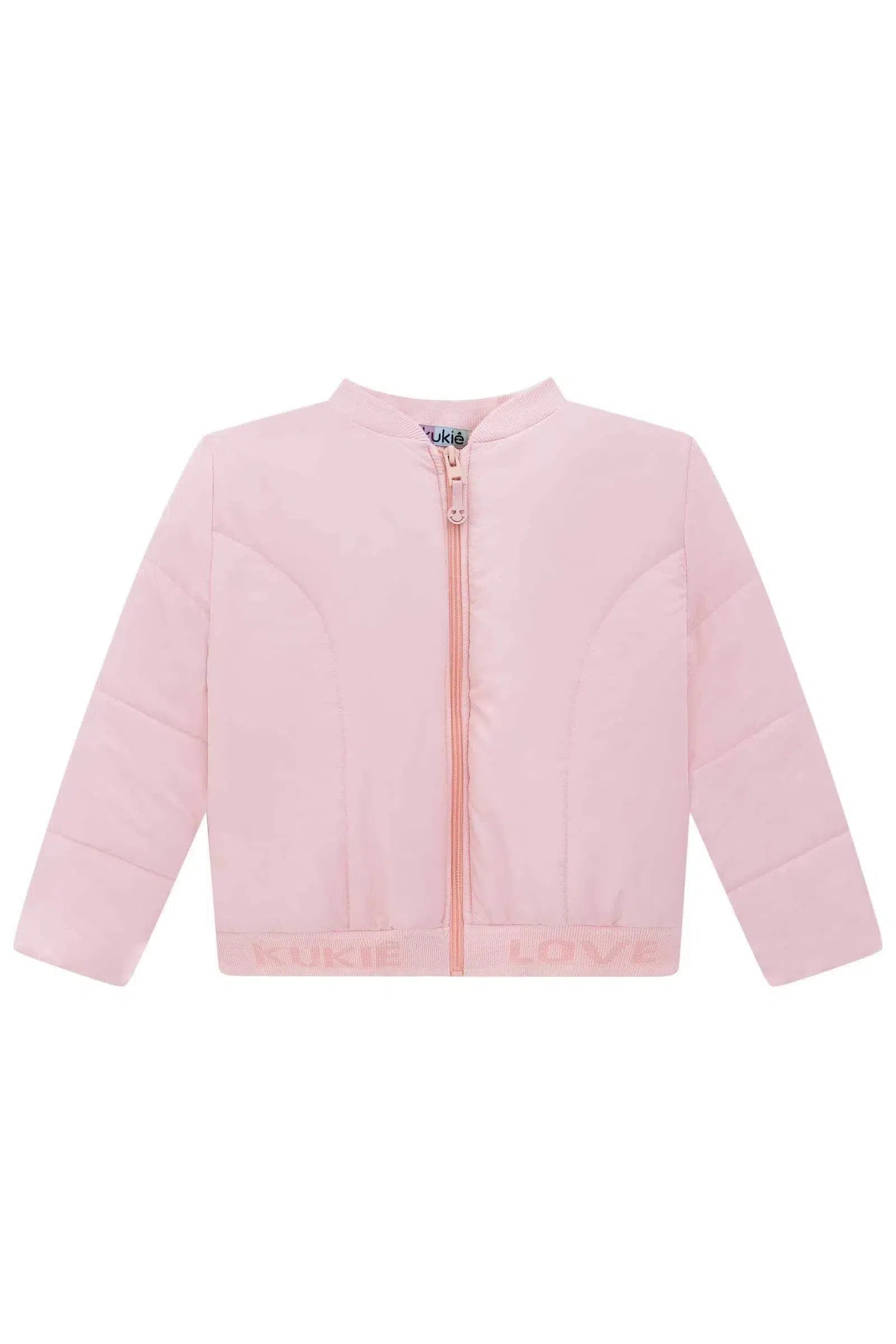 Jaqueta Bomber em Nylon 79181 Kukiê Infantil Menina