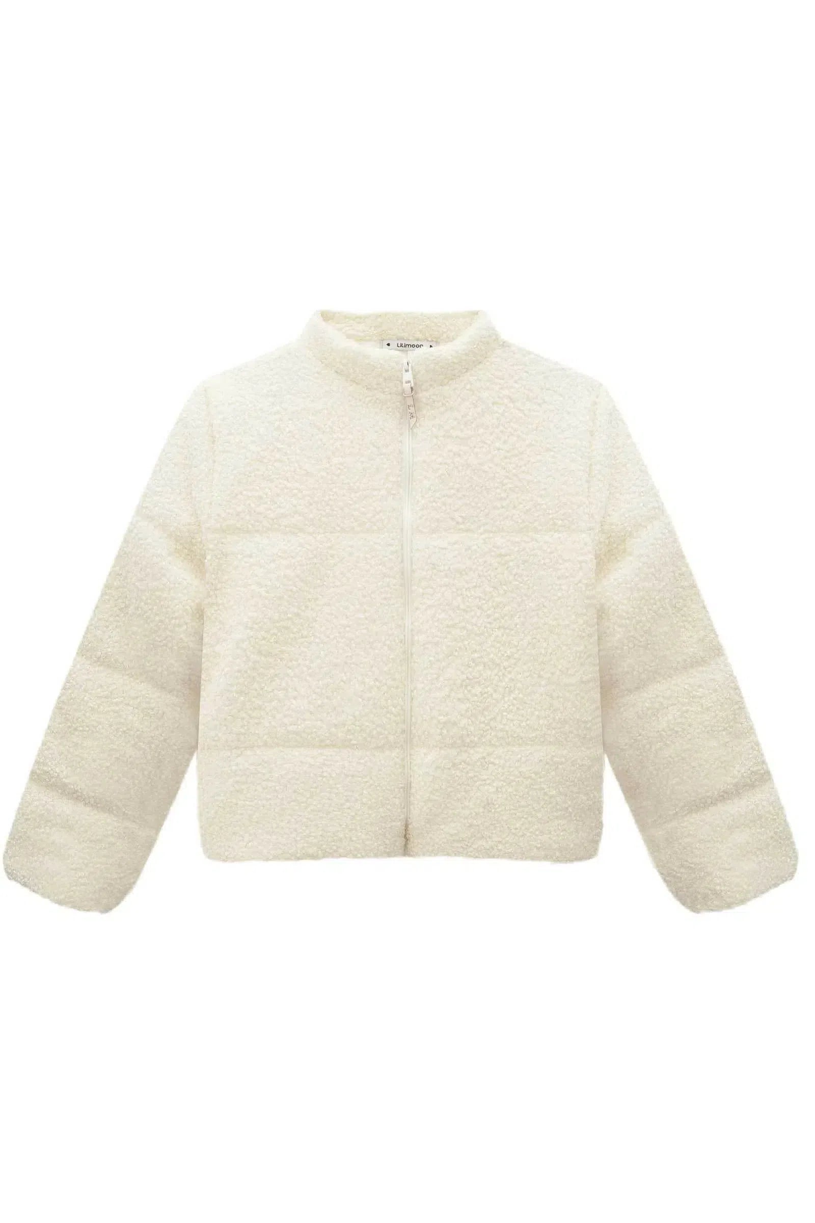 Jaqueta Puffer em Pelo Teddy 79996 Lilimoon Teen Menina