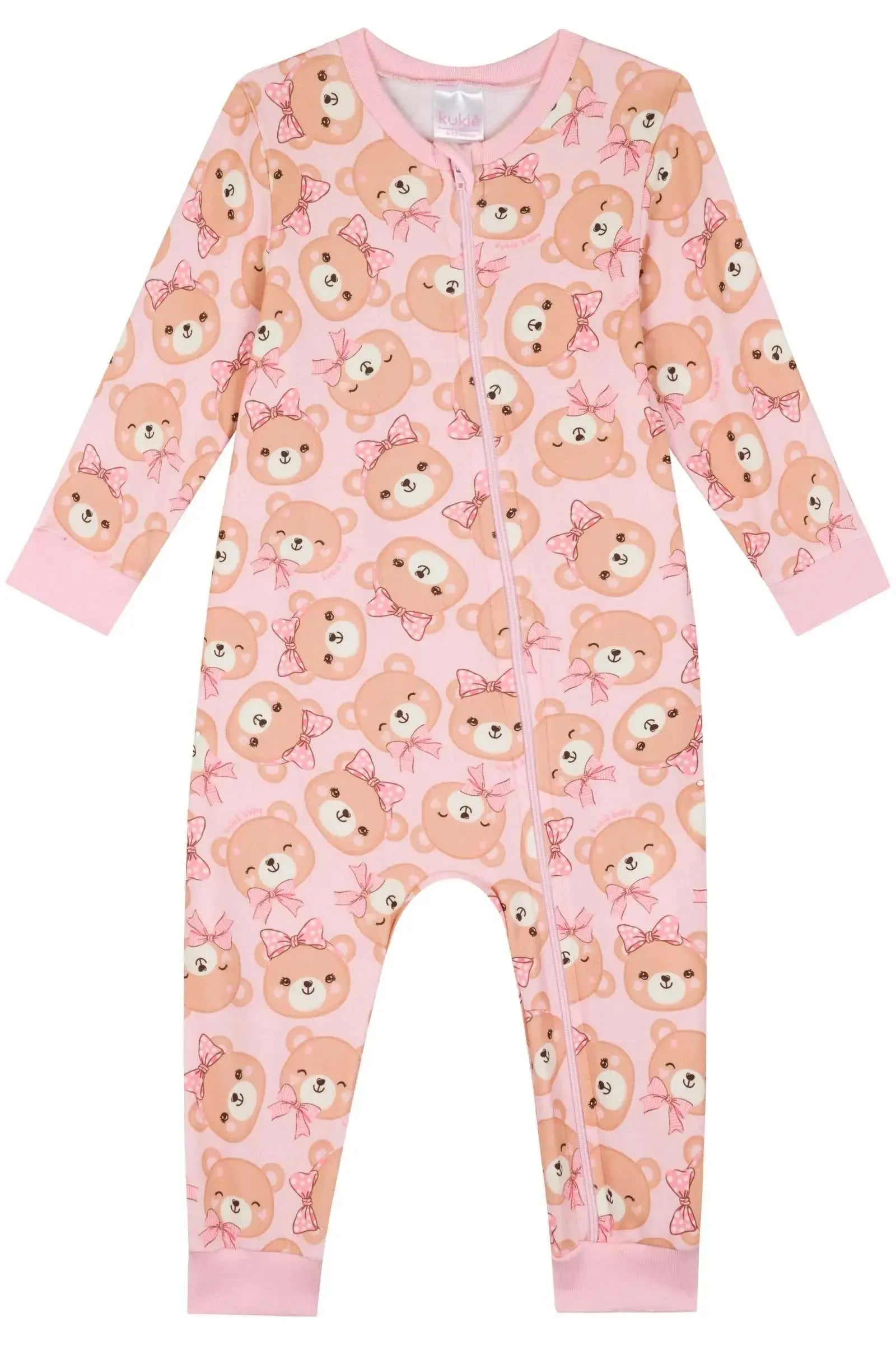 Macacão em Malha Comfy 85530 Kukiê Bebê Menina