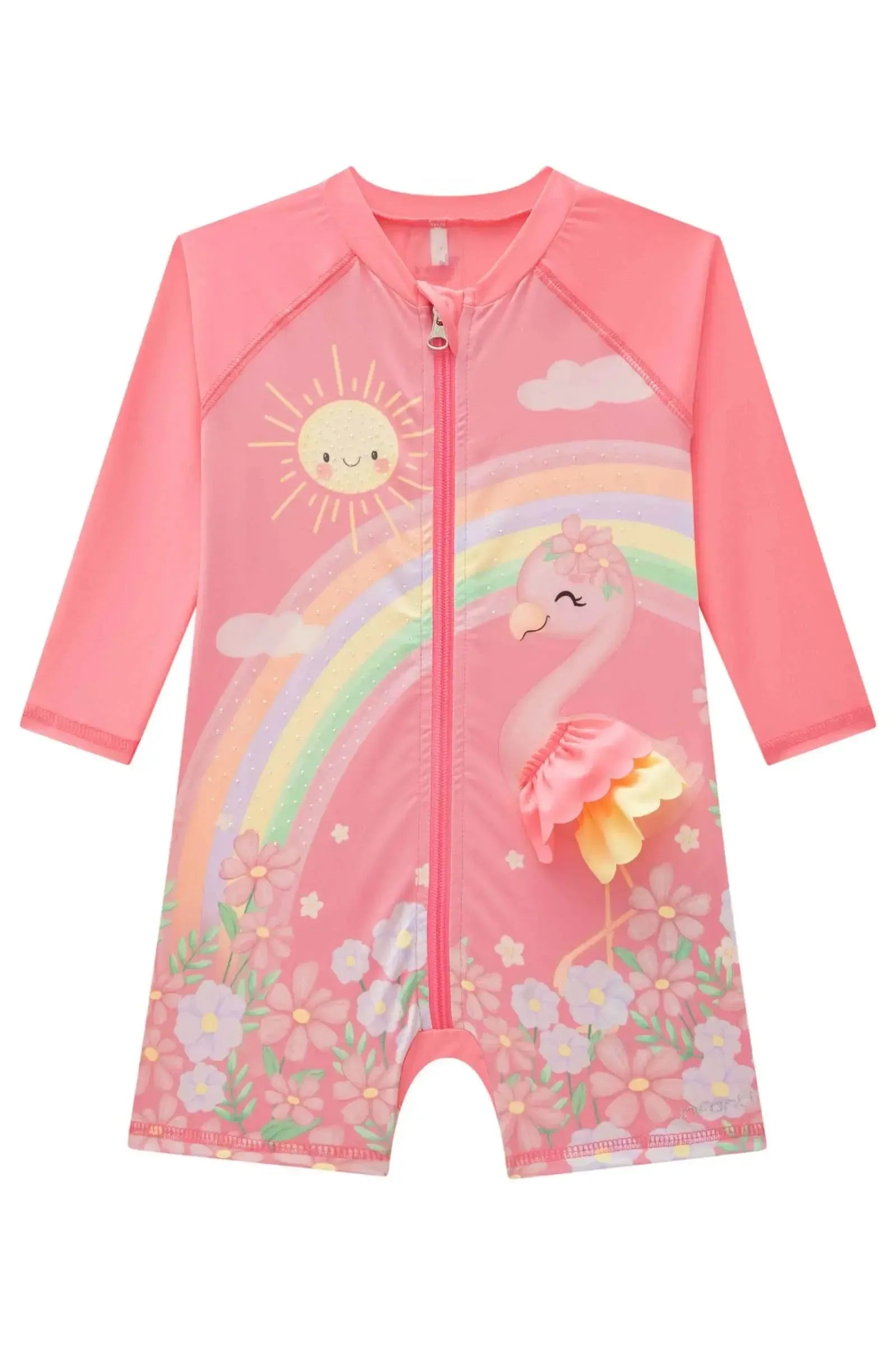 Macacão em Malha Uv Dry com Proteção Uv 50+ 84806 Infanti Bebê Menina