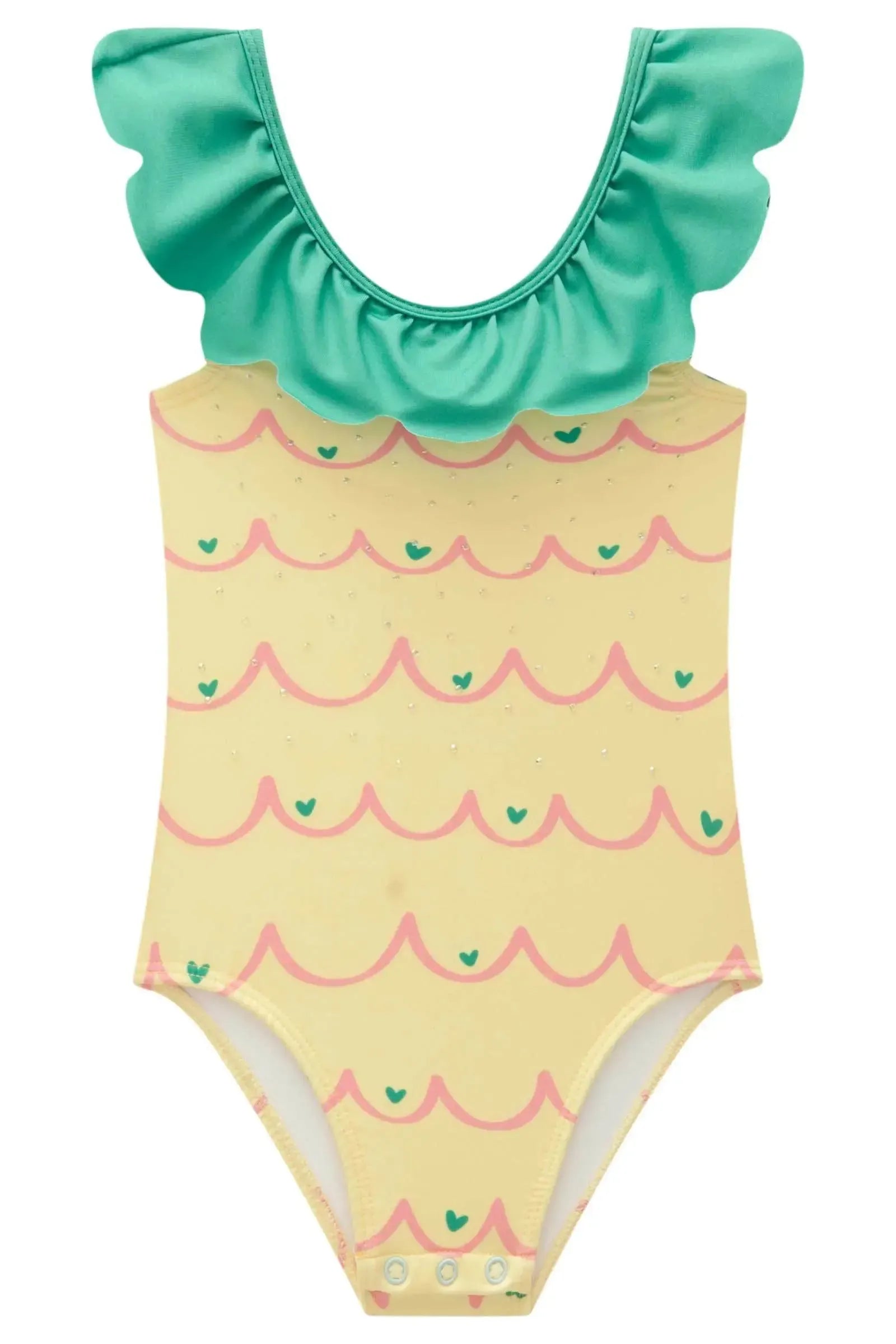 Maiô em Malha Uv Dry com Proteção Uv 50+ 84810 Infanti Bebê Menina