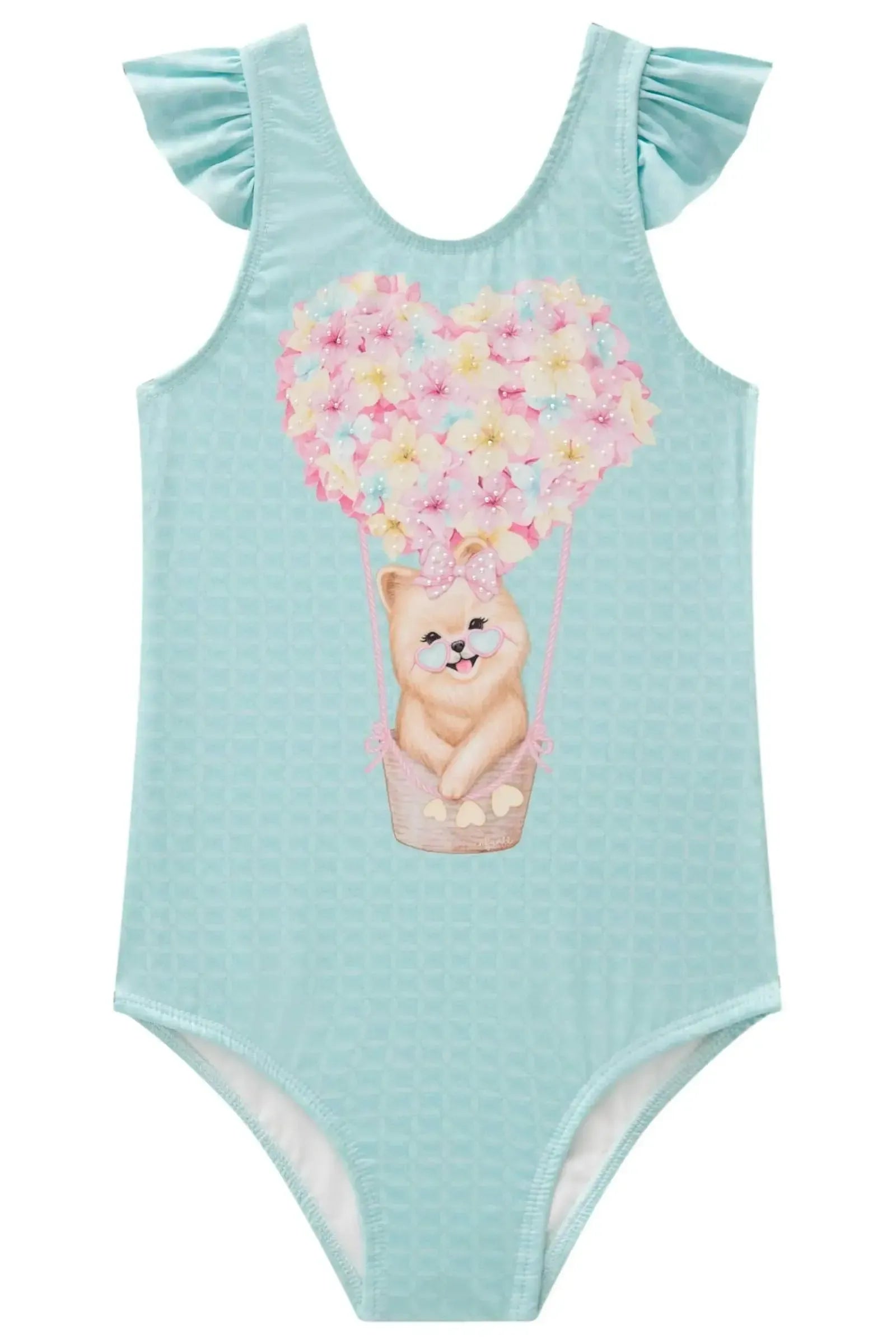 Maiô em Malha Uv Dry com Proteção Uv 50+ 85077 Infanti Infantil Menina