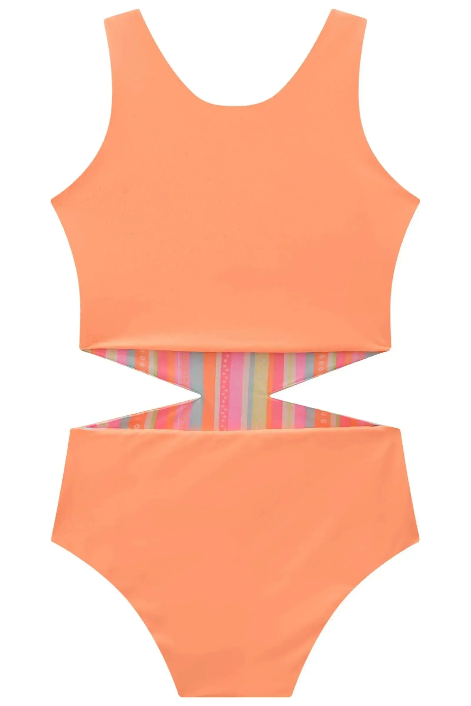 Maiô Reversível em Malha Uv Dry com Proteção Uv 50+ 84530 Infanti Infantil Menina